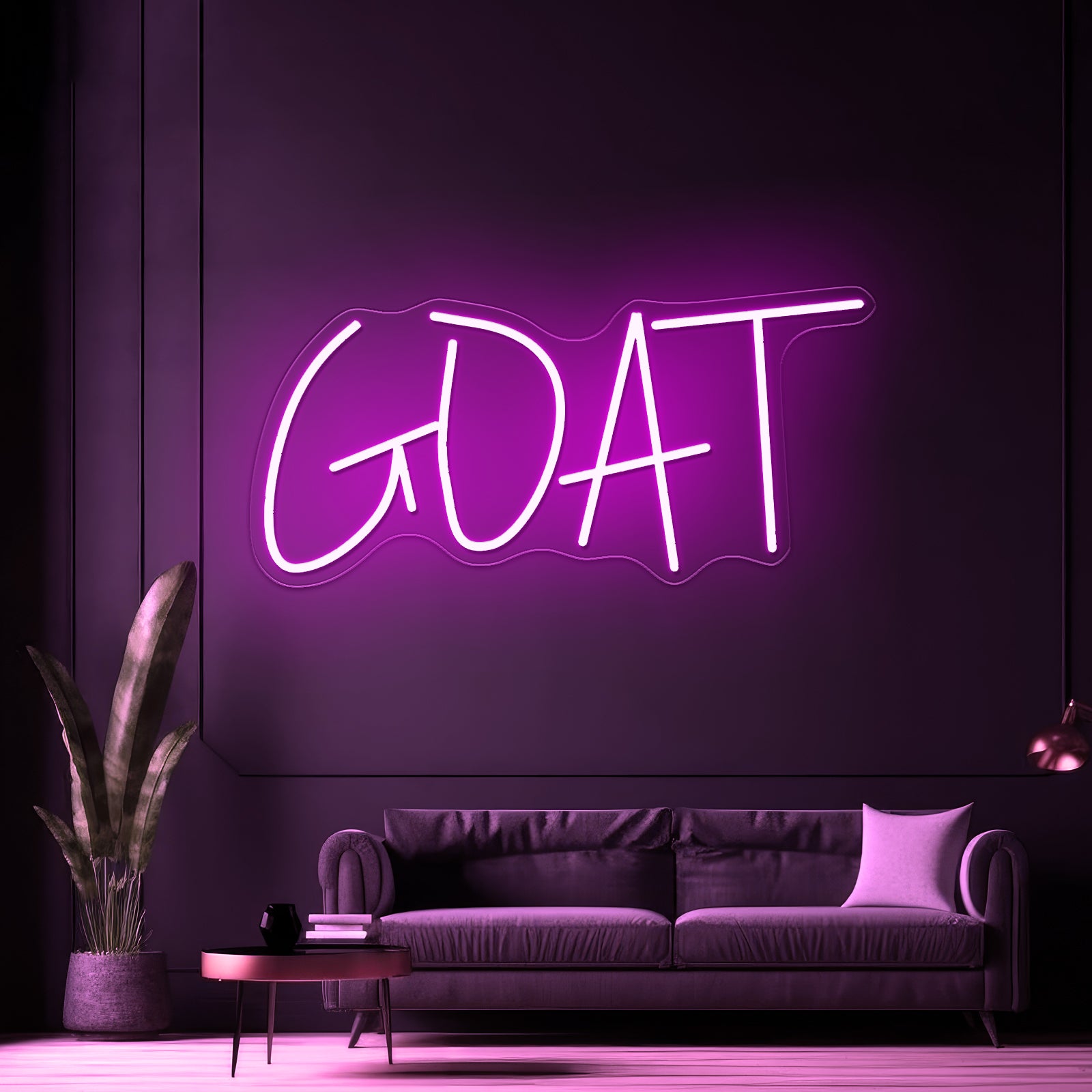 Goat Cheap Led Neon Sign With Fast Shipping - LED neon sign close-up detail