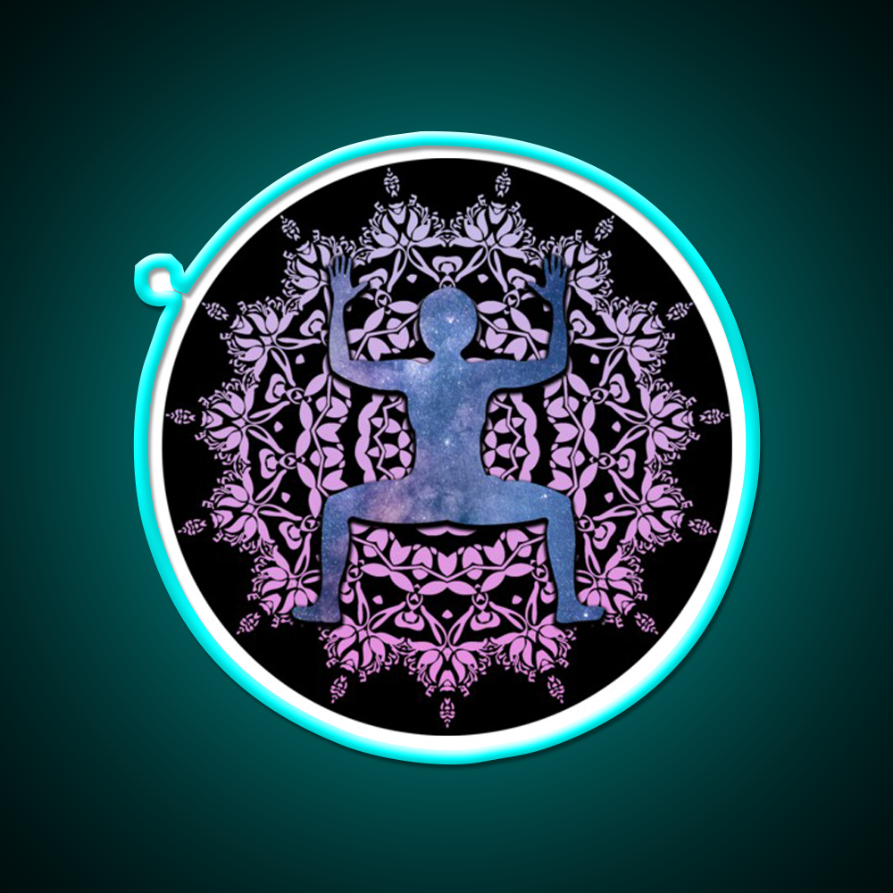 Goddess Yoga Led Neon Sign For Wellness Space Rgb Color