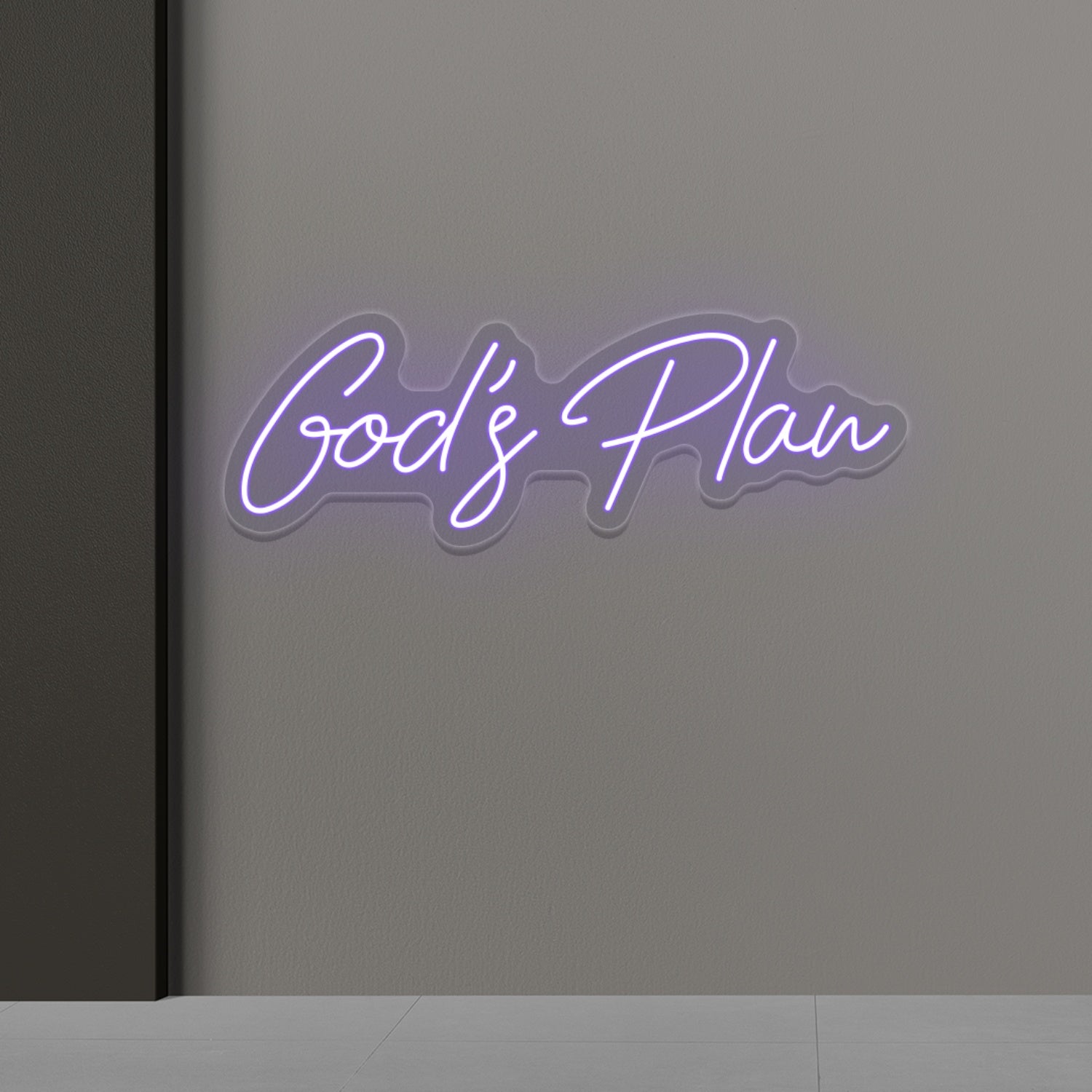 Gods Plan Led Neon Sign | Shineneon