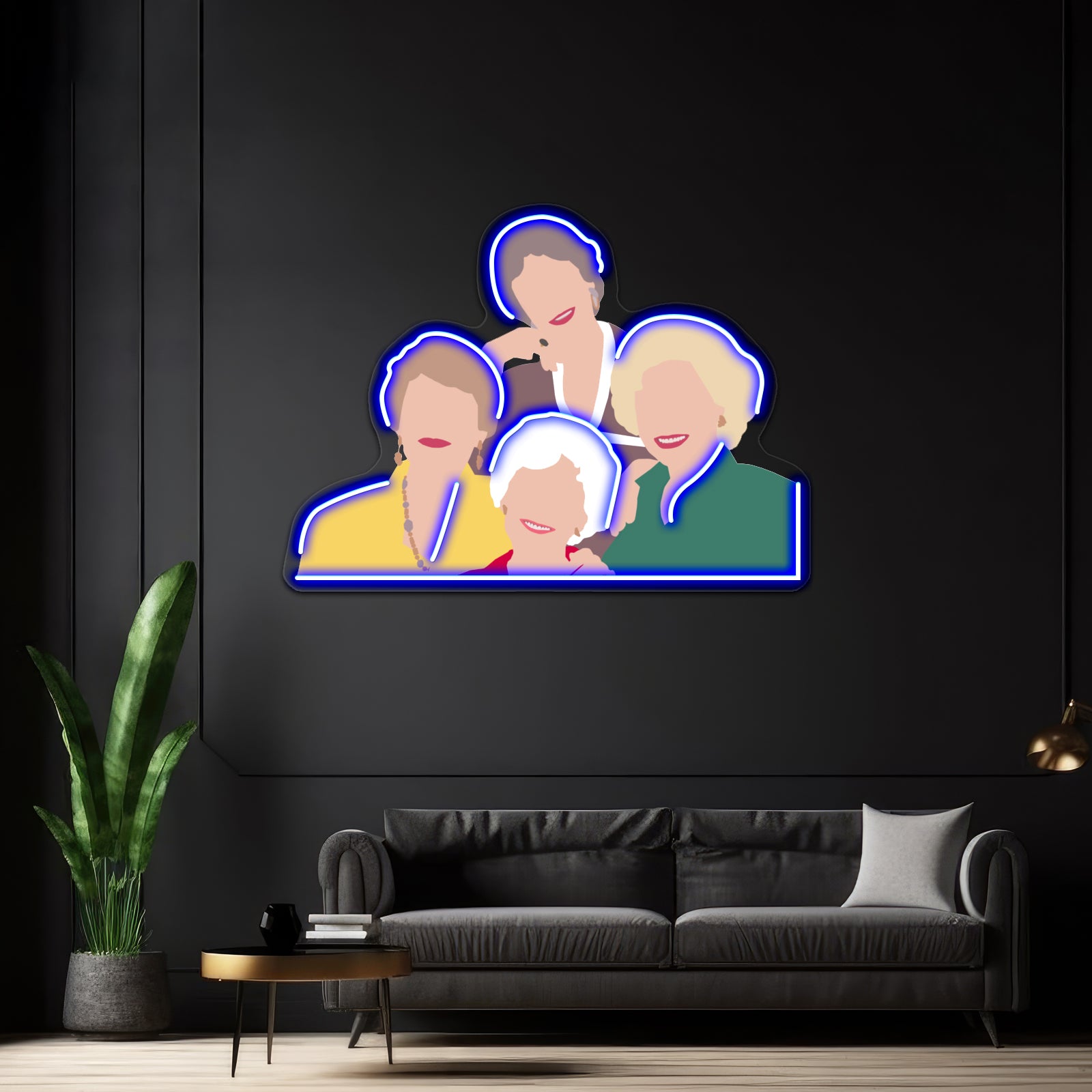 Golden Girls Opening Artwork Neon Led Signs