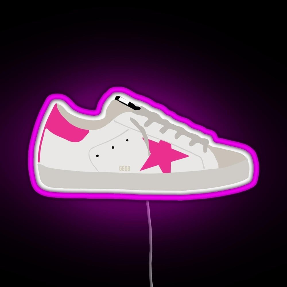 Golden Goose Sneaker Rgb Led Neon Sign Pop Wall Art - Shineneon