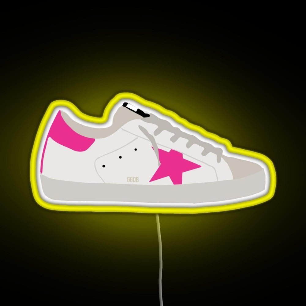 Golden Goose Sneaker Rgb Led Neon Sign Pop Wall Art - Shineneon