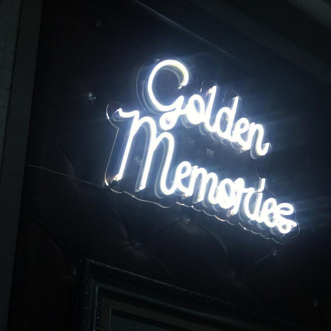 Golden Memories Led Sign Business Neon Sign - Shineneon