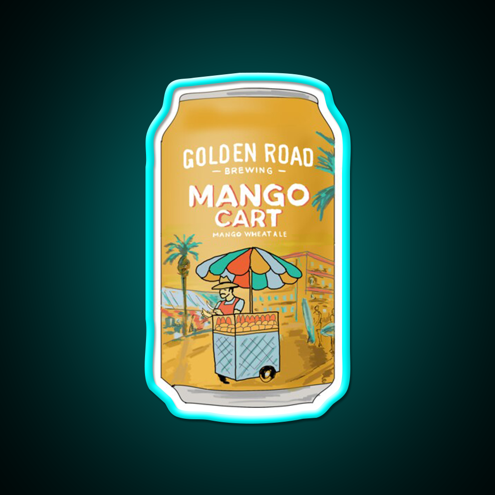 Golden Road Mango Cart Beer Bar Decor Led Neon Sign Rgb Color