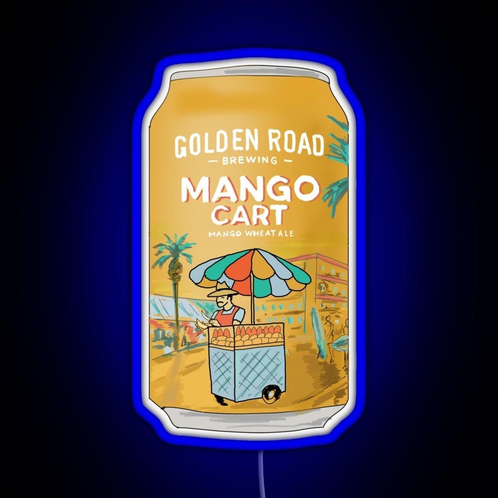 Golden Road Mango Cart Rgb Led Neon Sign Pop Wall Art - Shineneon