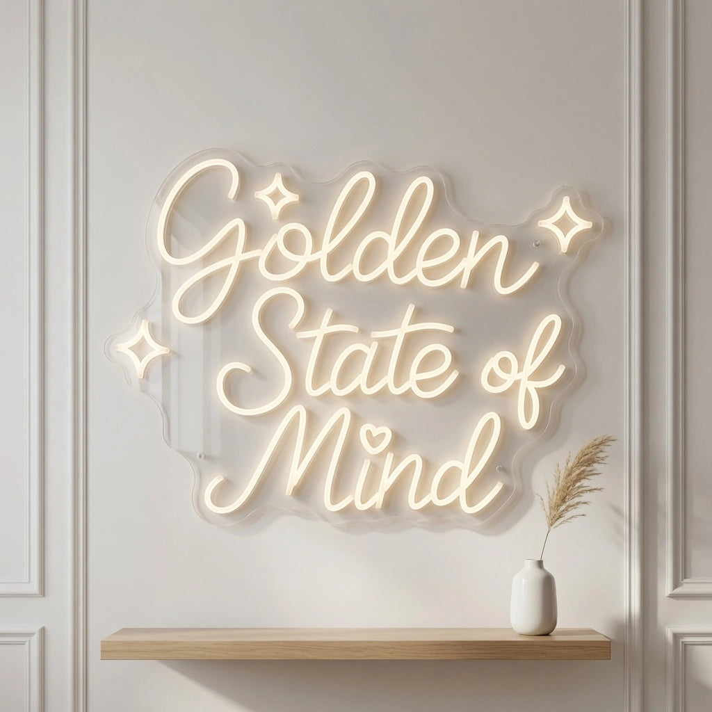 Golden State Of Mind LED Neon Sign - 04 Size Image