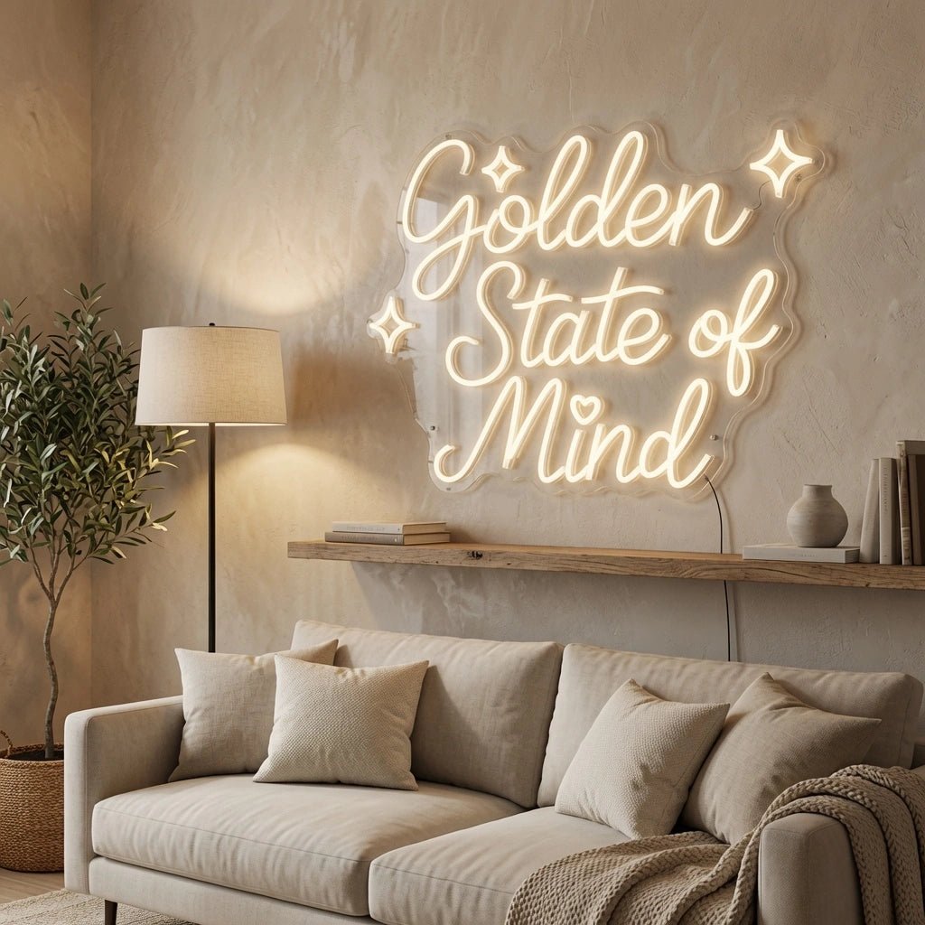 Golden State Of Mind LED Neon Sign - Shineneon