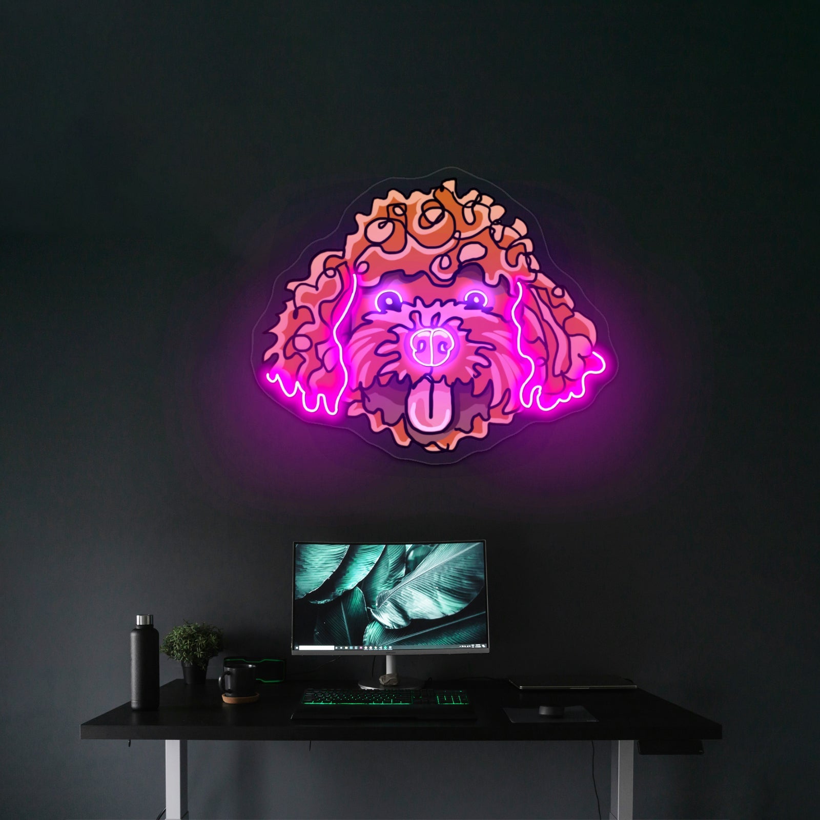 Goldendoodle Dog Affordable Custom Neon Signs - Shineneon