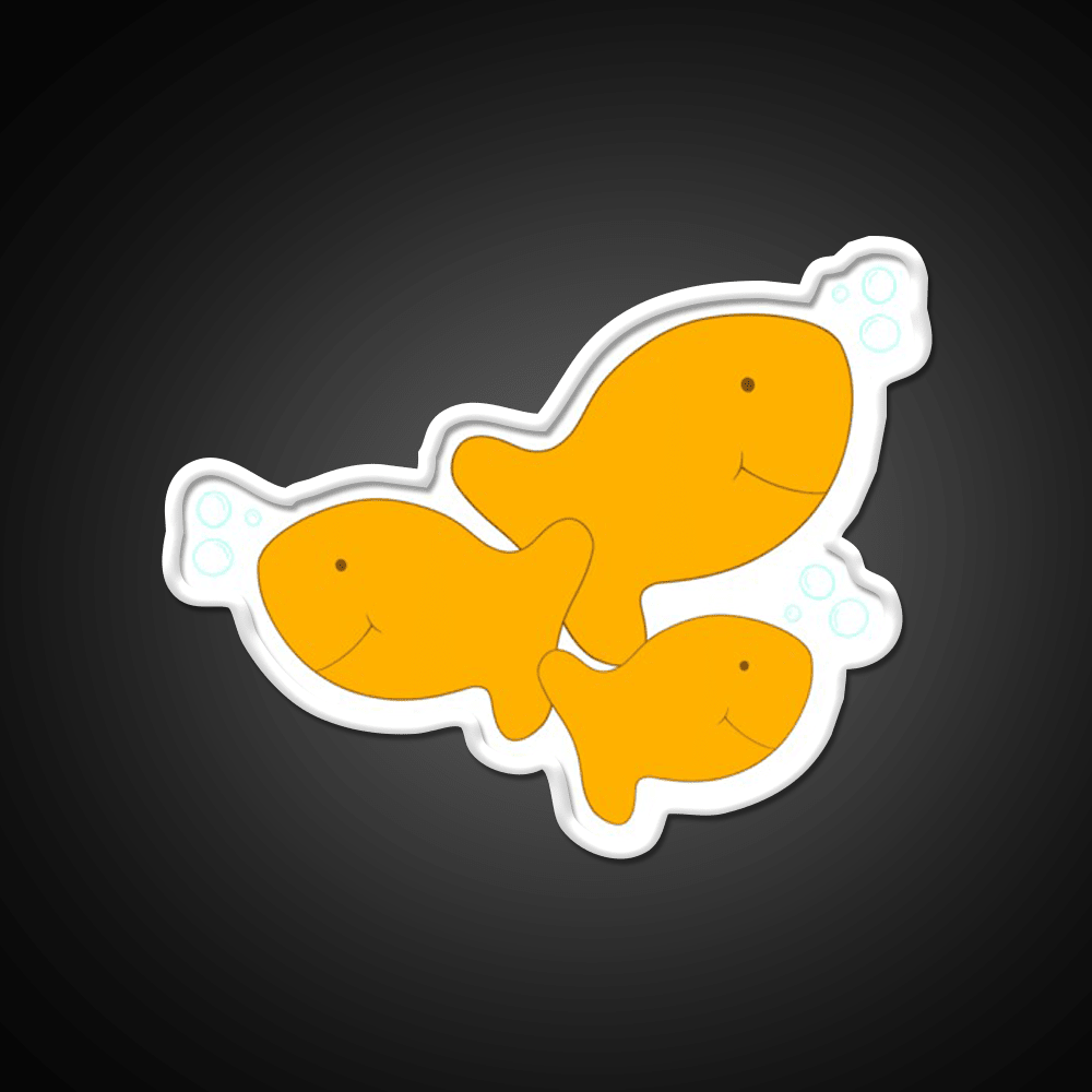Goldfish Snack Food Led Neon Sign Rgb Color - Shineneon