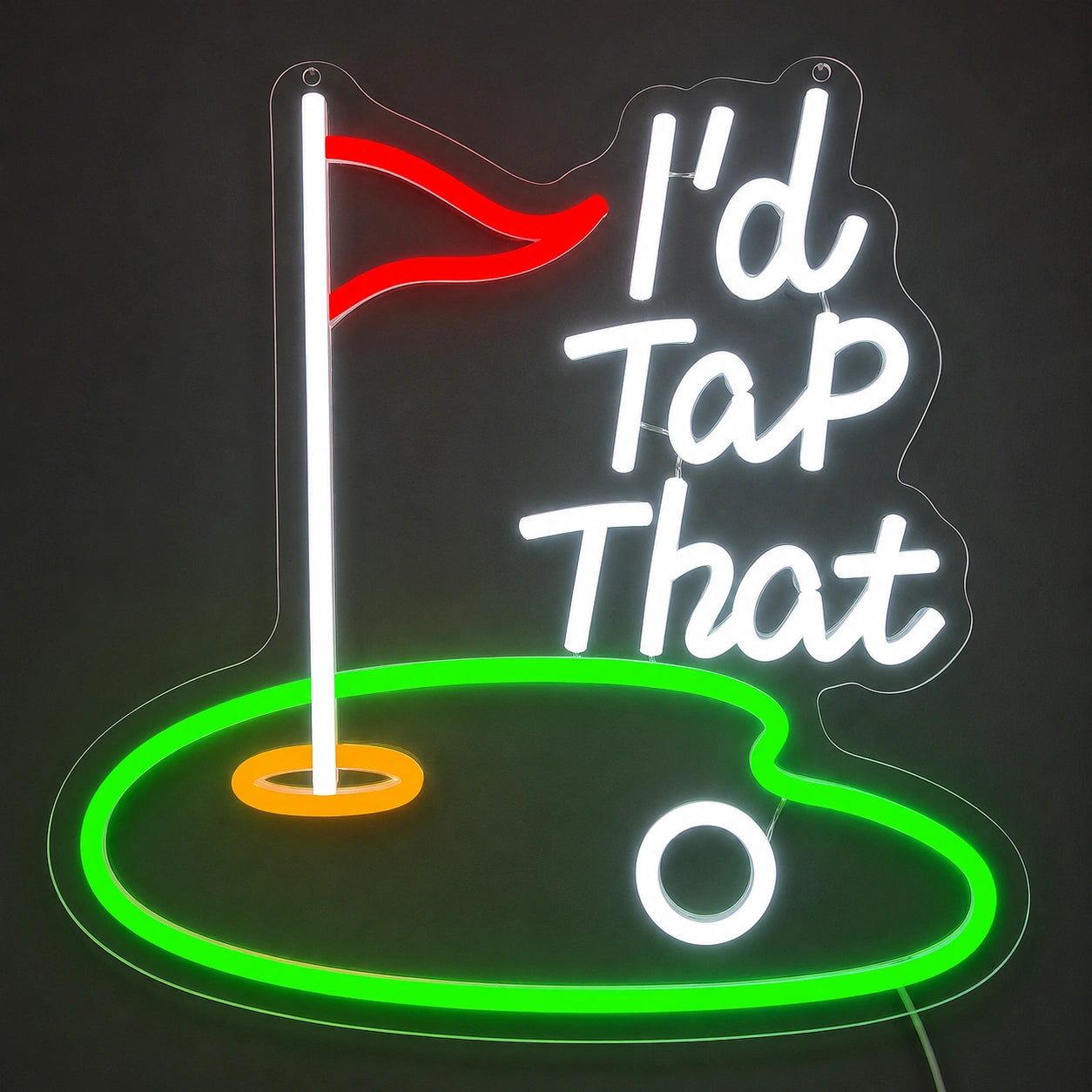 Golf Ball Tap Neon Sign LED Neon Sign main product image