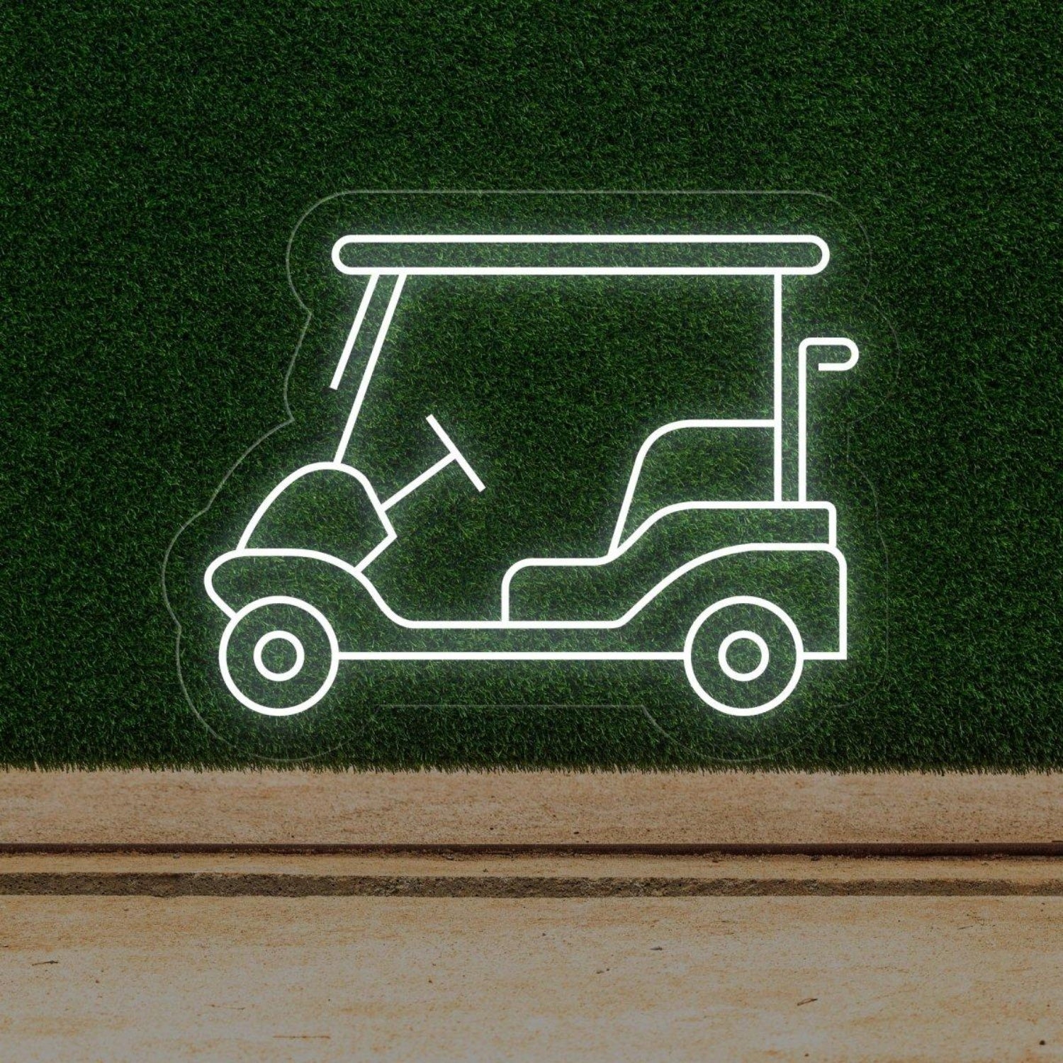 Golf Cart Led Neon Sign Outdoor Parking Club Decoration | Shineneon