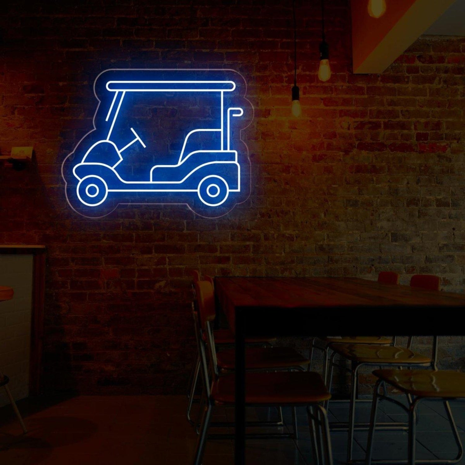 Golf Cart Led Neon Sign Outdoor Parking Club Decoration | Shineneon