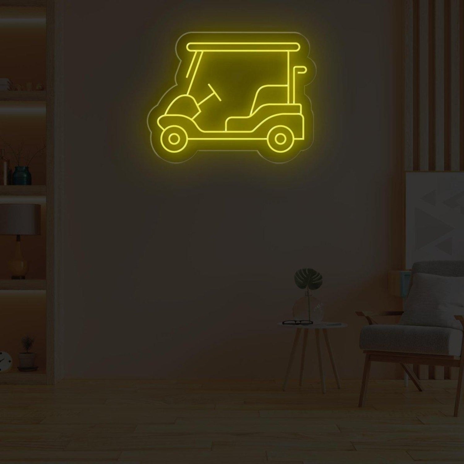 Golf Cart Led Neon Sign Outdoor Parking Club Decoration | Shineneon