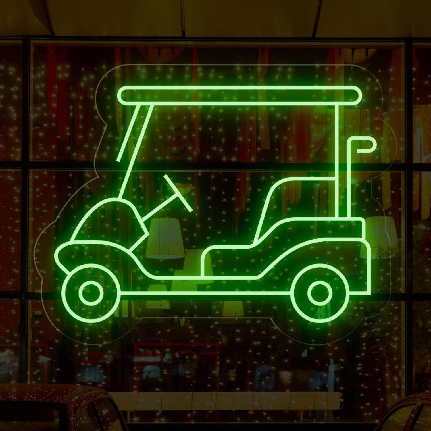 Golf Cart Led Neon Sign Outdoor Parking Club Decoration | Shineneon