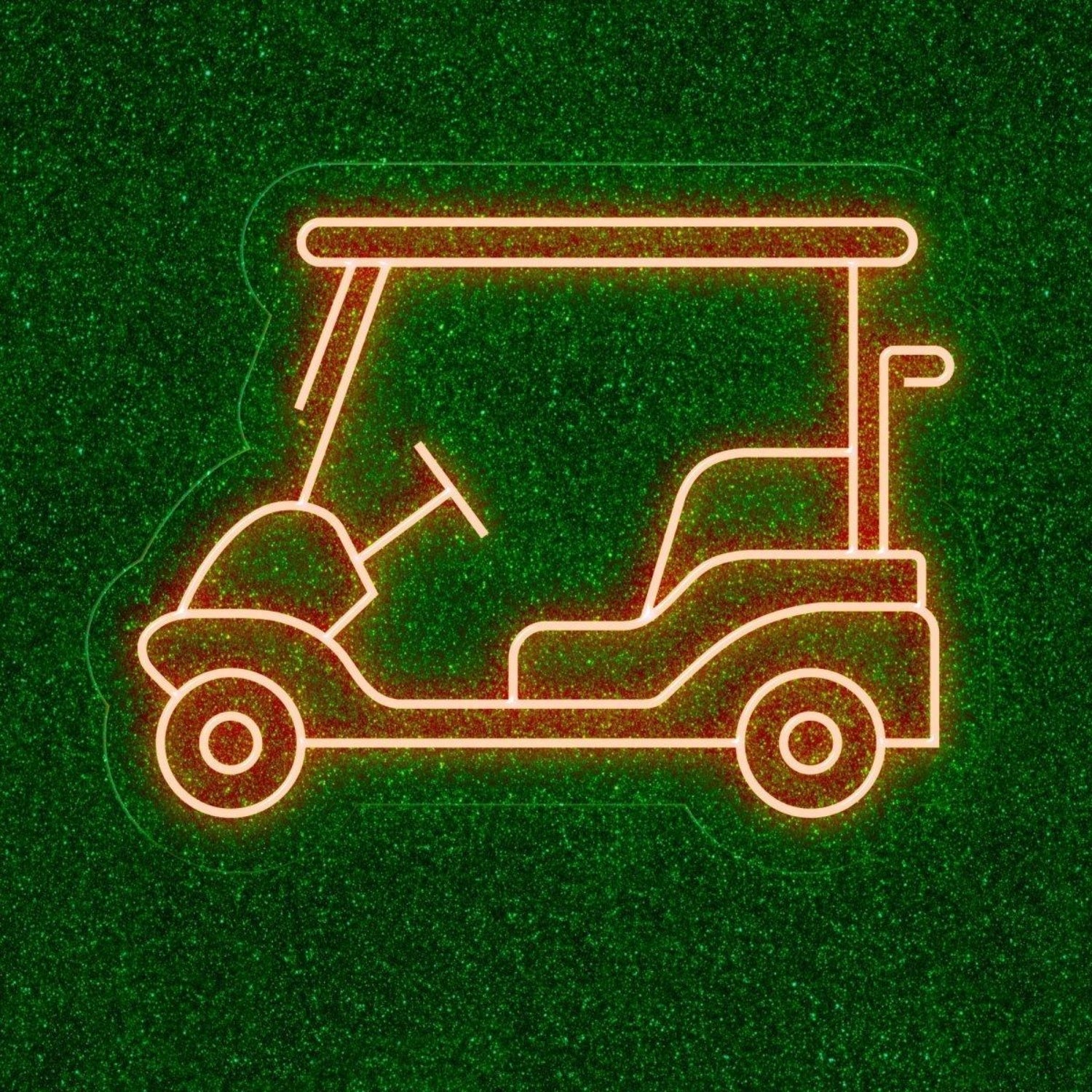 Golf Cart Led Neon Sign Outdoor Parking Club Decoration | Shineneon