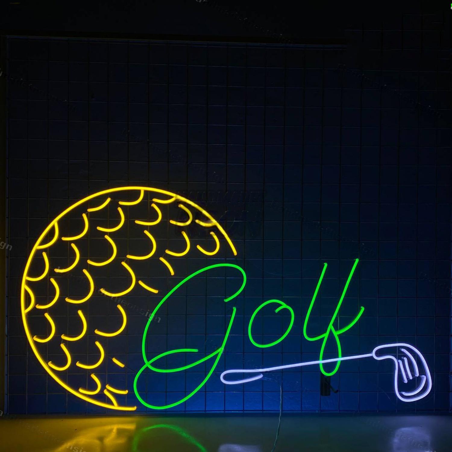 Golf Led Neon Sign Playing Golf Led Neon Sign | Shineneon