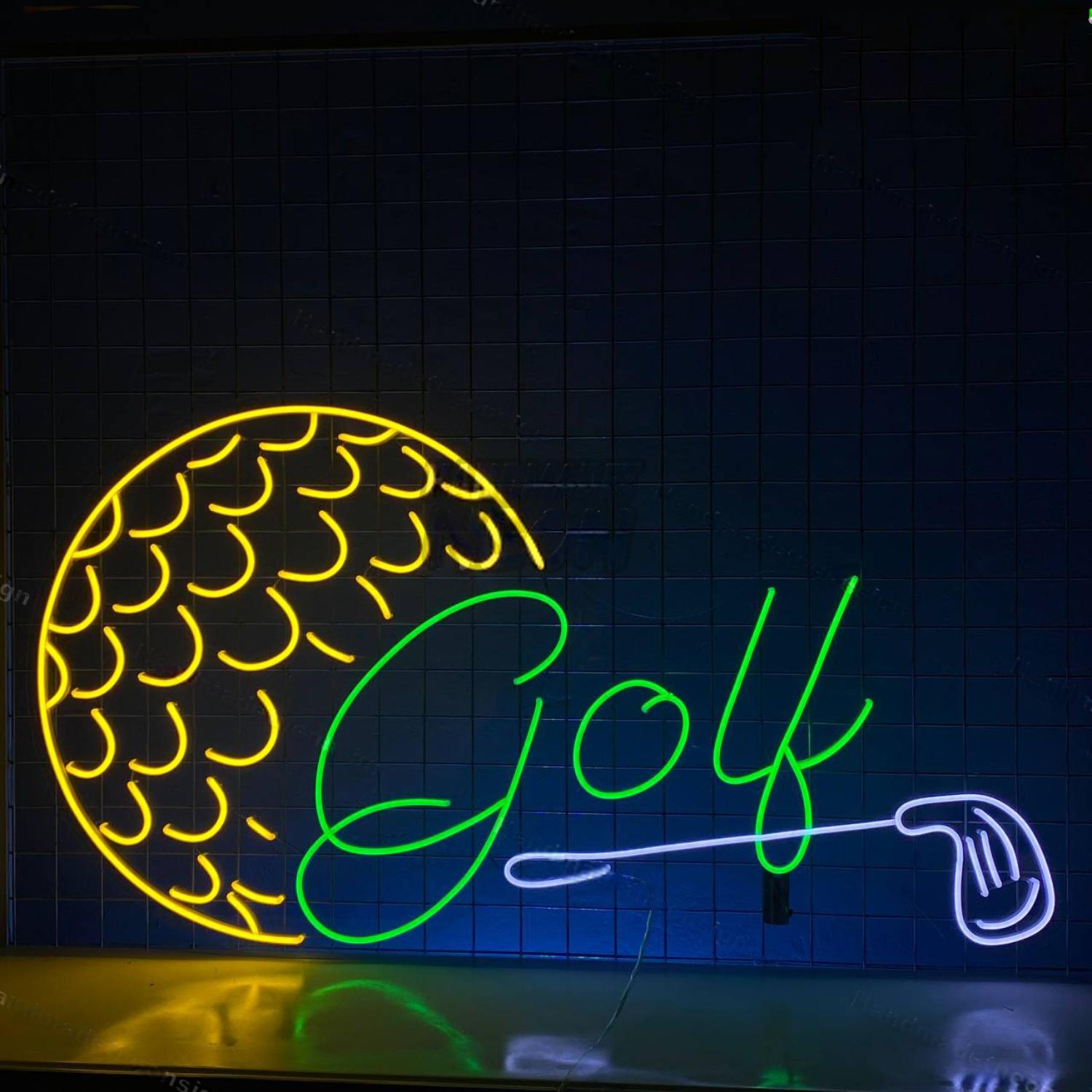 Golf Led Neon Sign Playing Golf Led Neon Sign | Shineneon