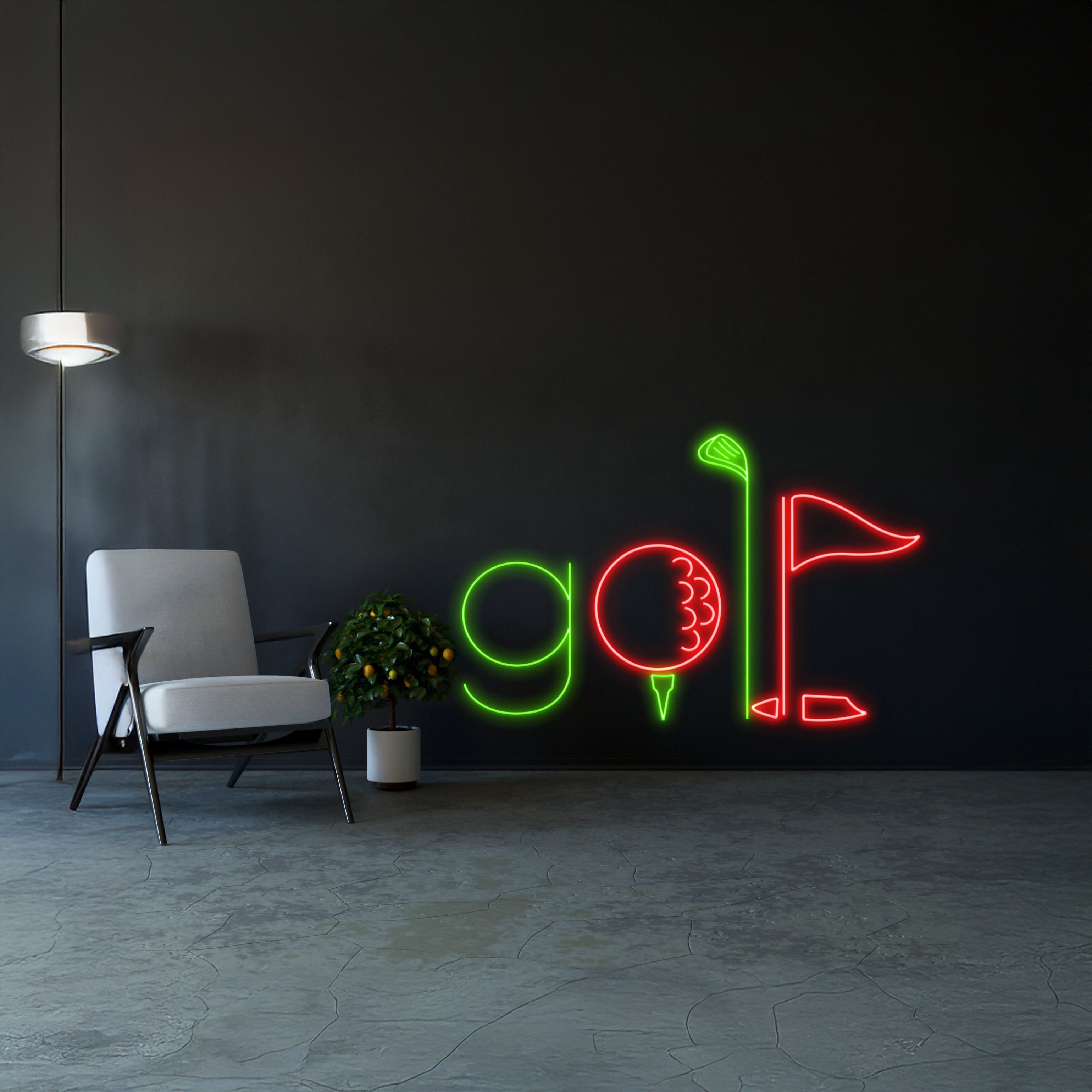 Golf Neon Light Playing Golf Led Sign | Shineneon