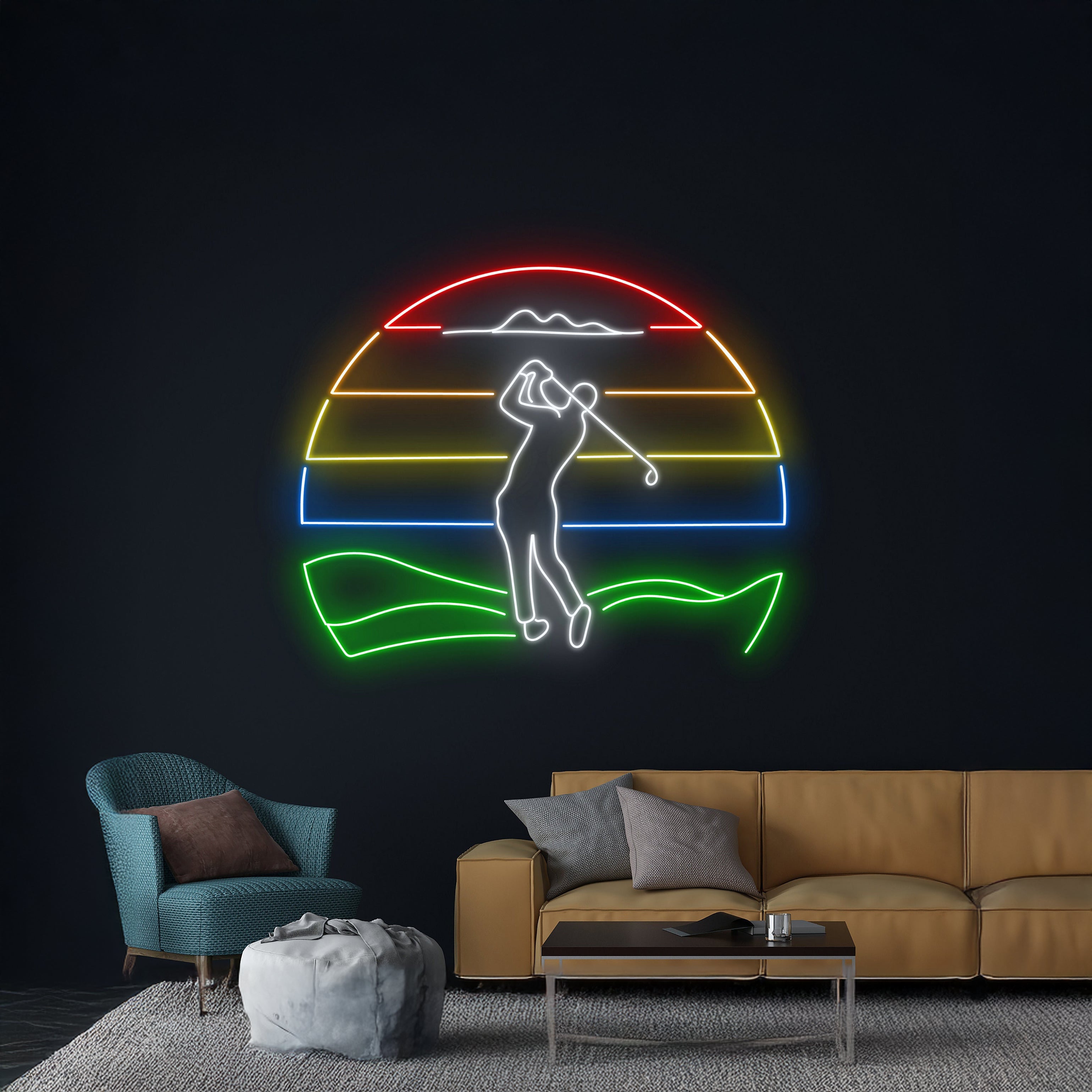 Golf Neon Sign Golf Ball Neon Light | Shineneon