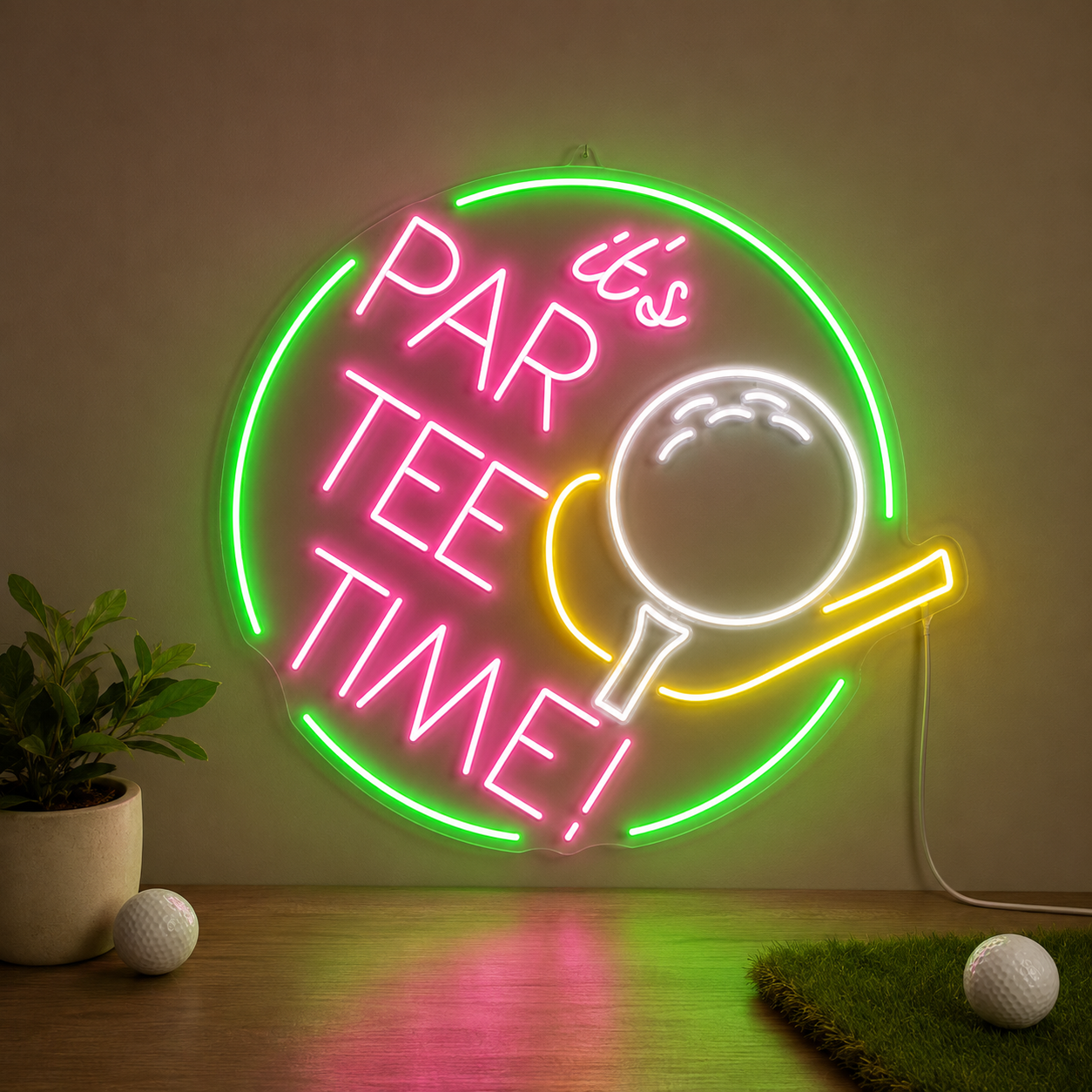 Golf Wall Decor LED Neon Sign main product image