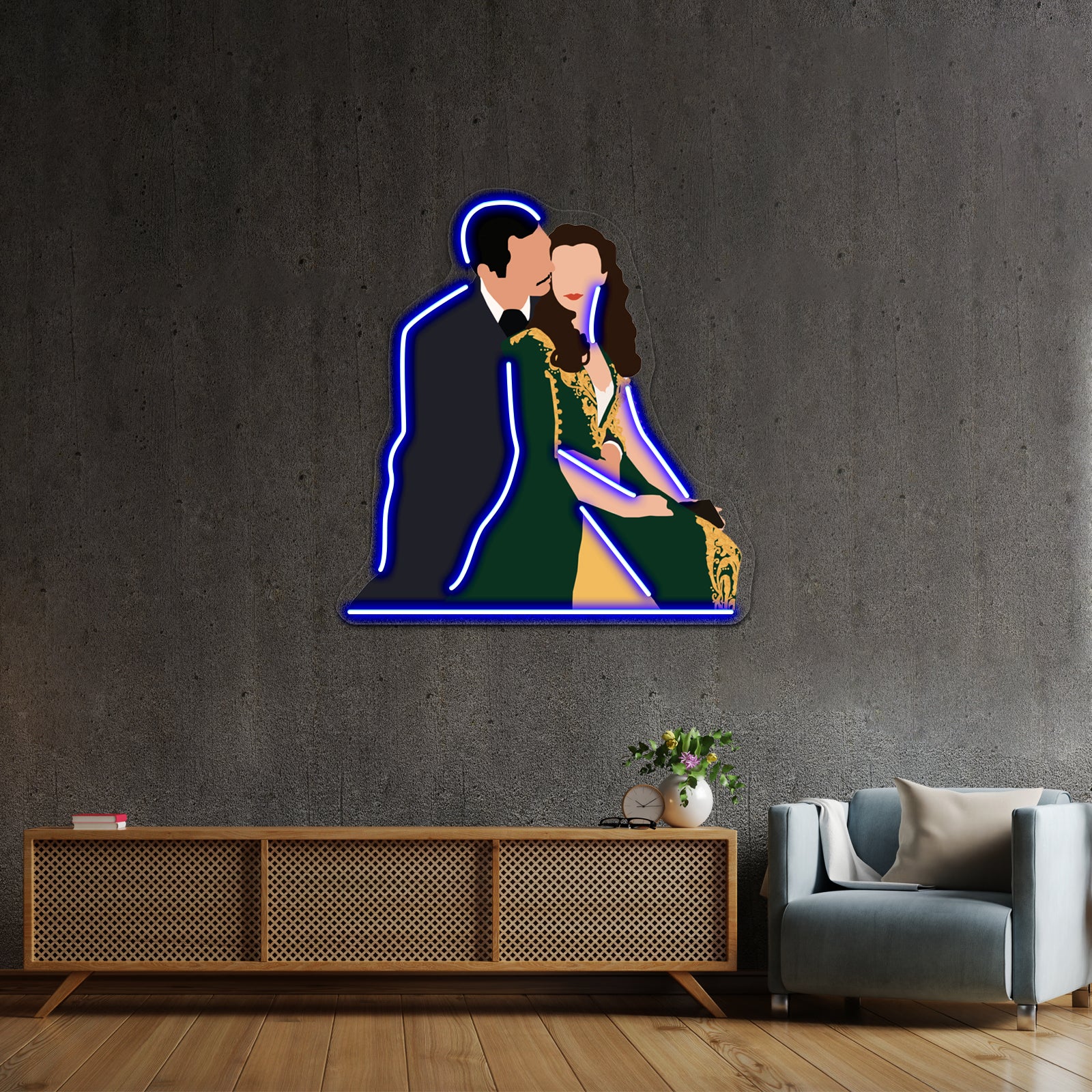 Gone With The Wind Artwork Neon Led Signs | Shineneon