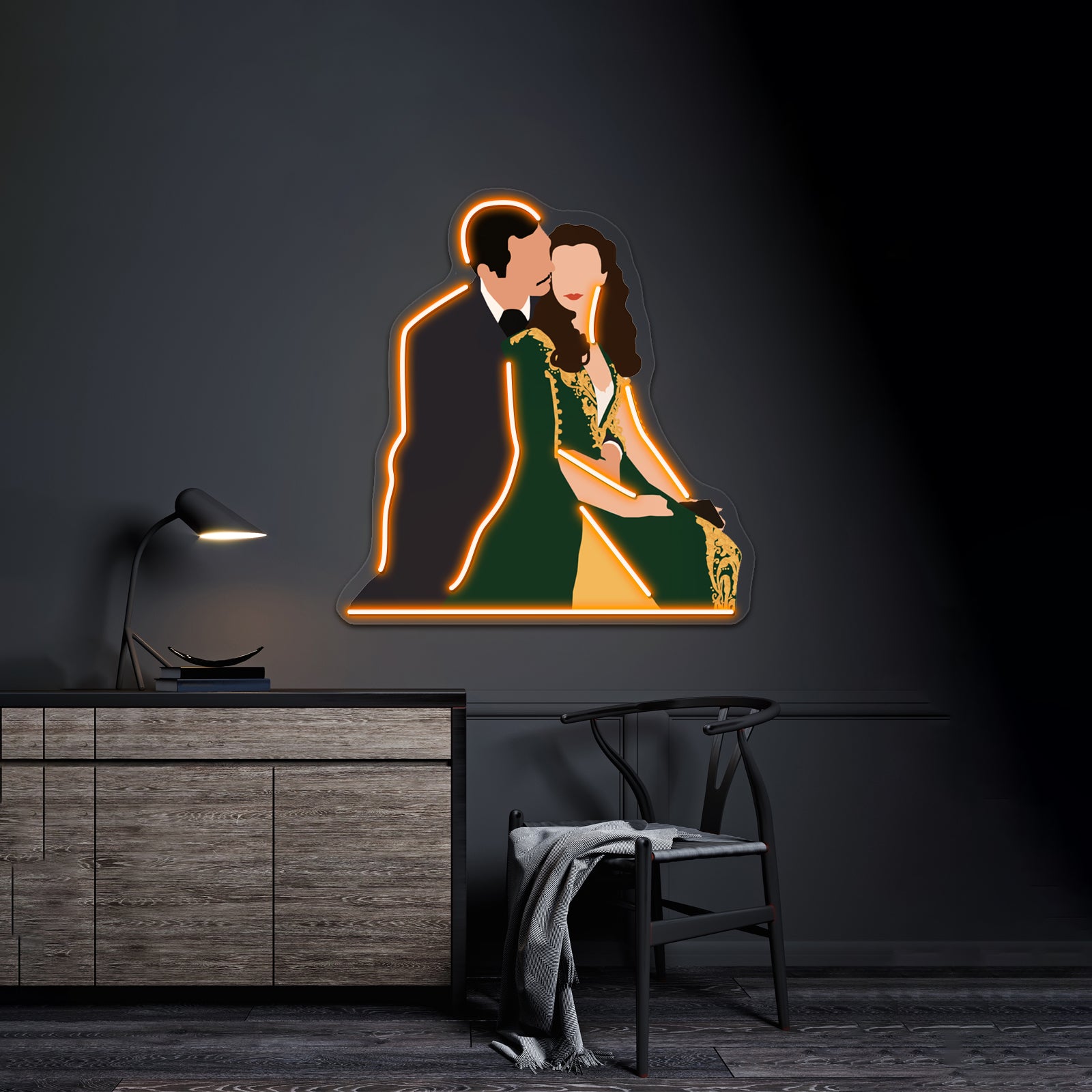 Gone With The Wind Artwork Neon Led Signs | Shineneon