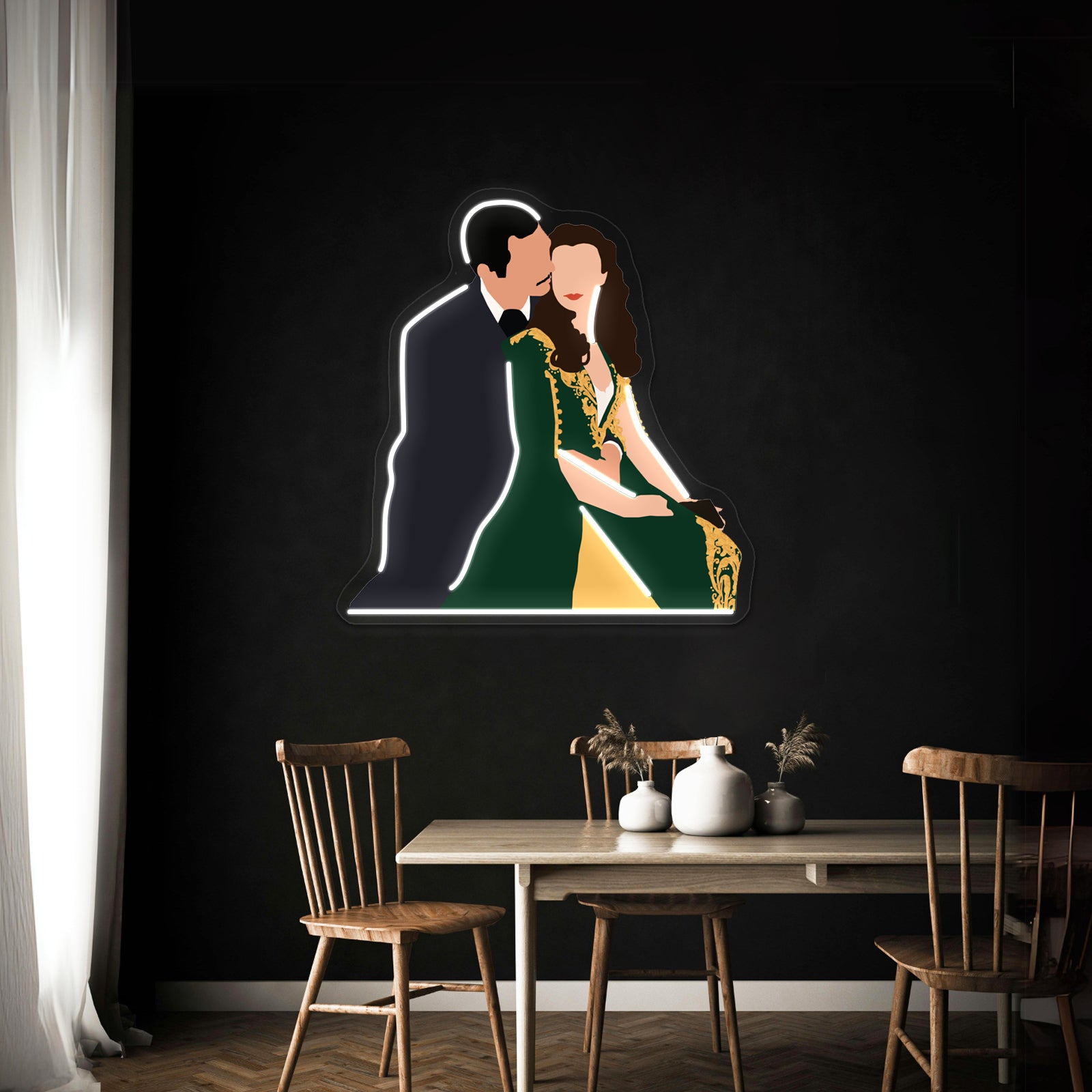Gone With The Wind Artwork Neon Led Signs | Shineneon