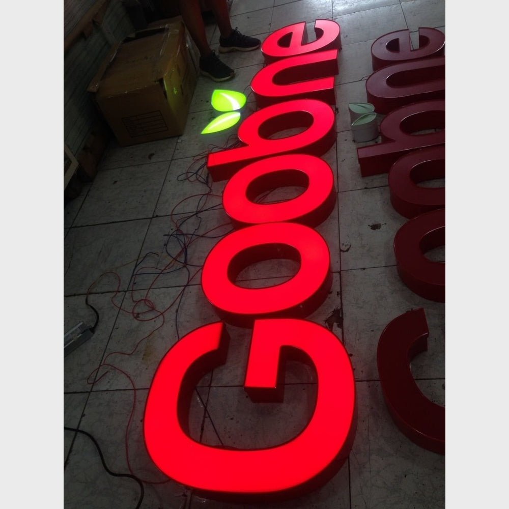 Goobne 3D Frontlit Channel Letters Led Light Sign - Shineneon