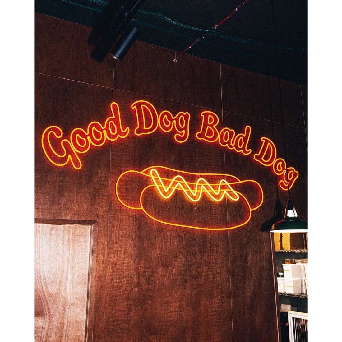 Good Dog Bad Dog Hot Dog Led Sign Business Neon Sign - Shineneon