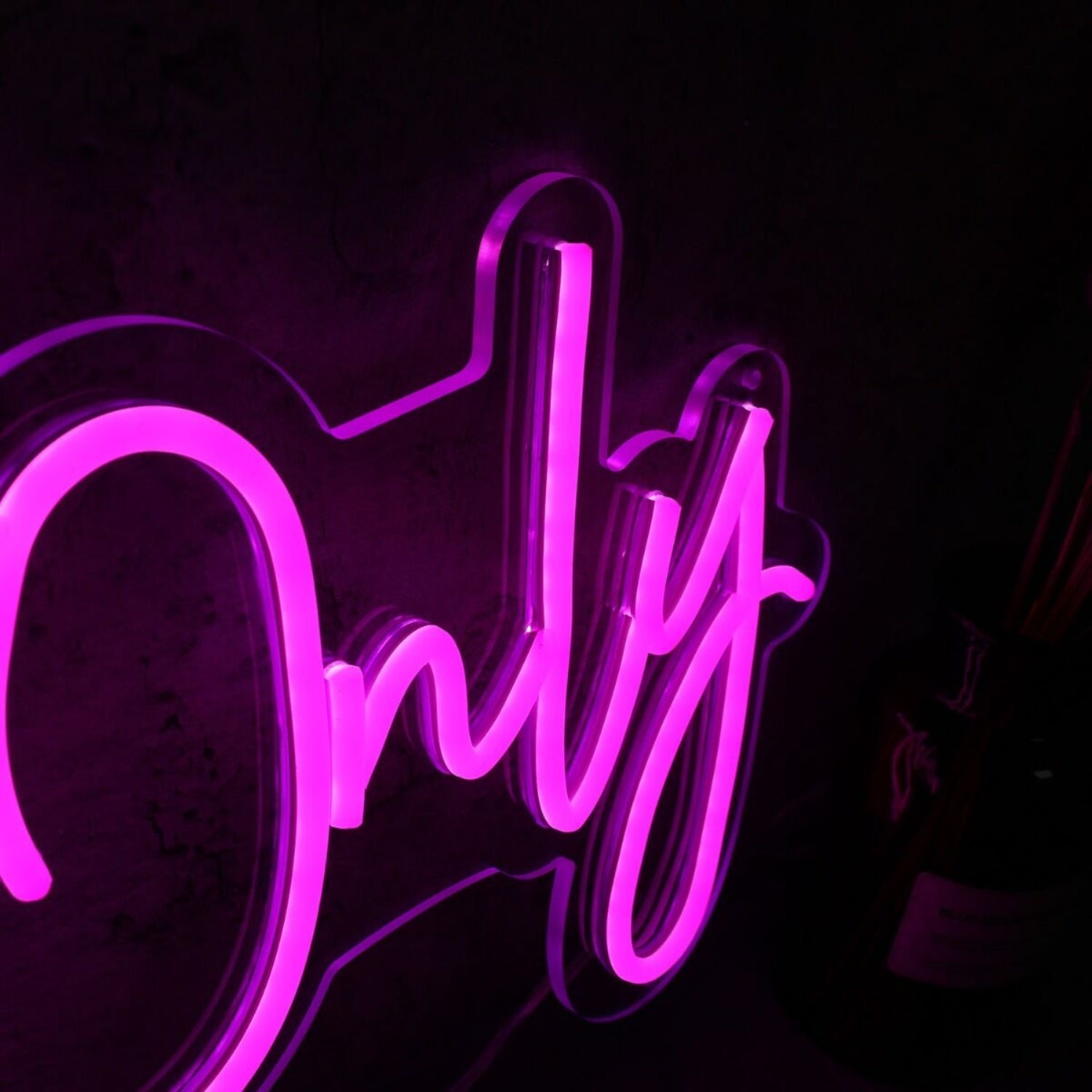 Good Energy Only Pink Led Neon Sign - Shineneon