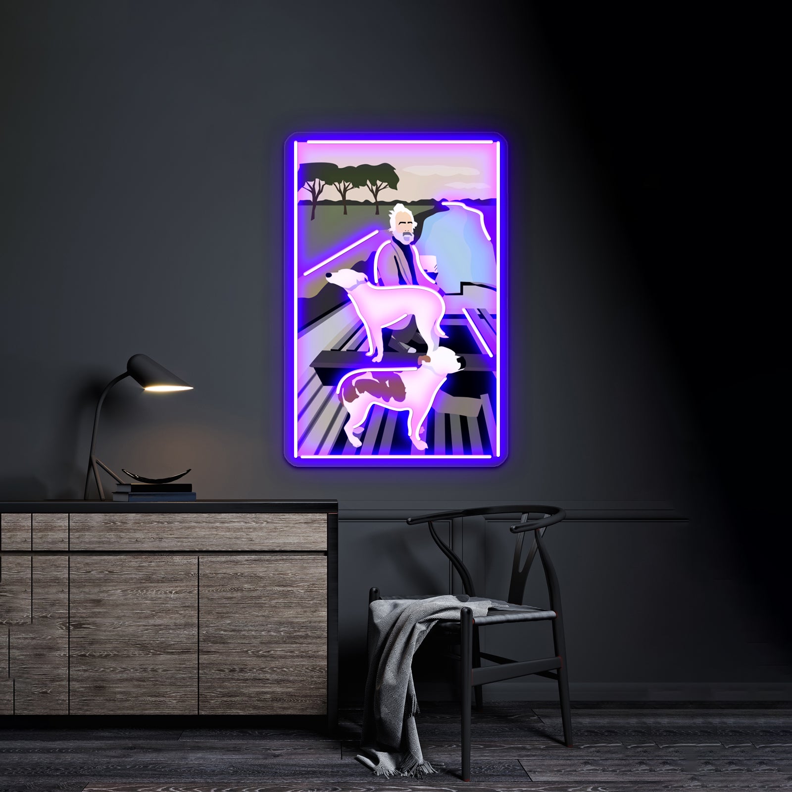 Good Fellas Pop Artwork Large Neon Signs