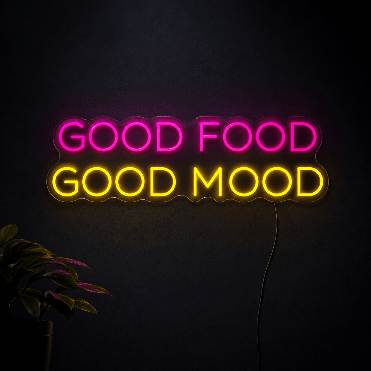 Good Food Good Mood LED Neon Sign - Shineneon