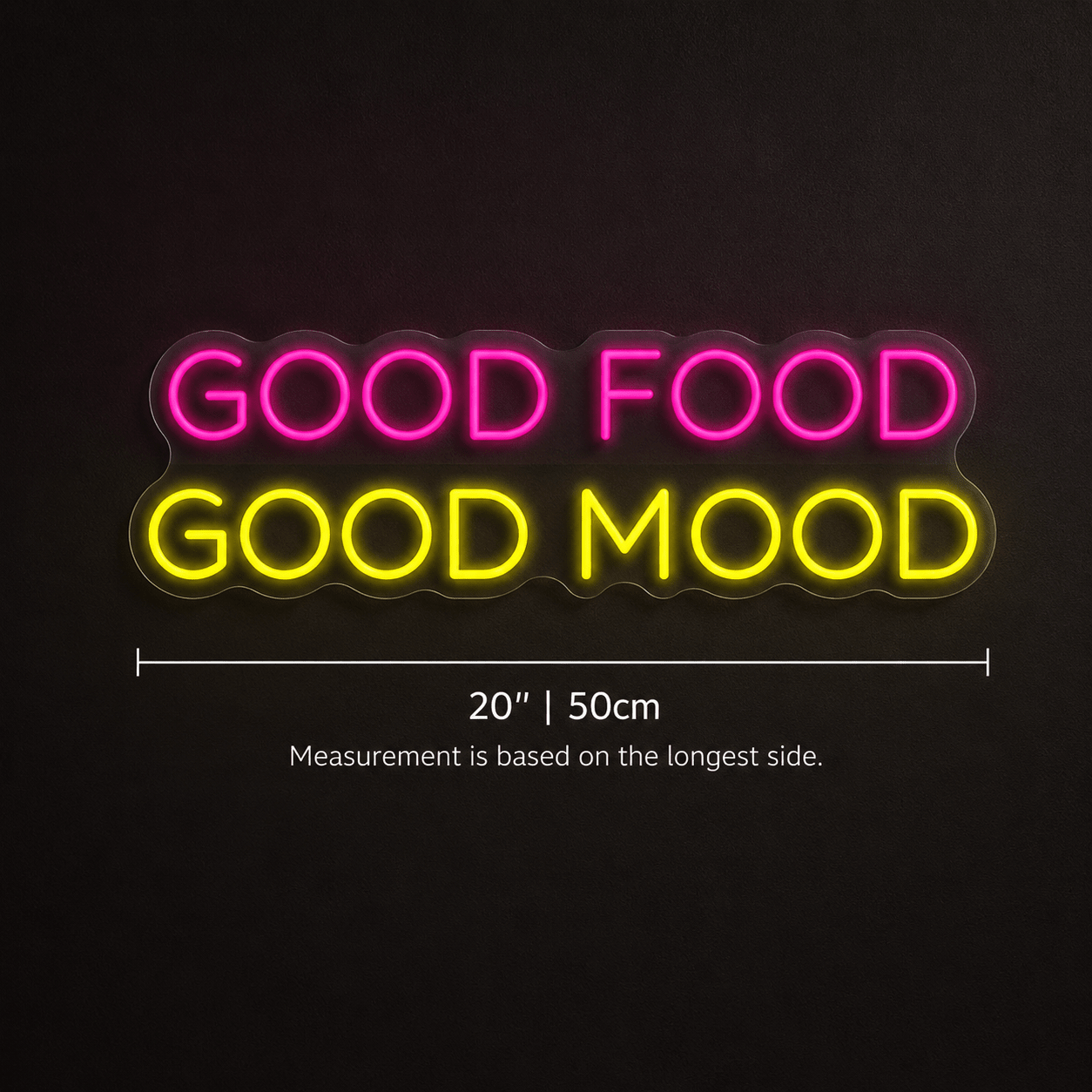 Good Food Good Mood LED Neon Sign - Shineneon
