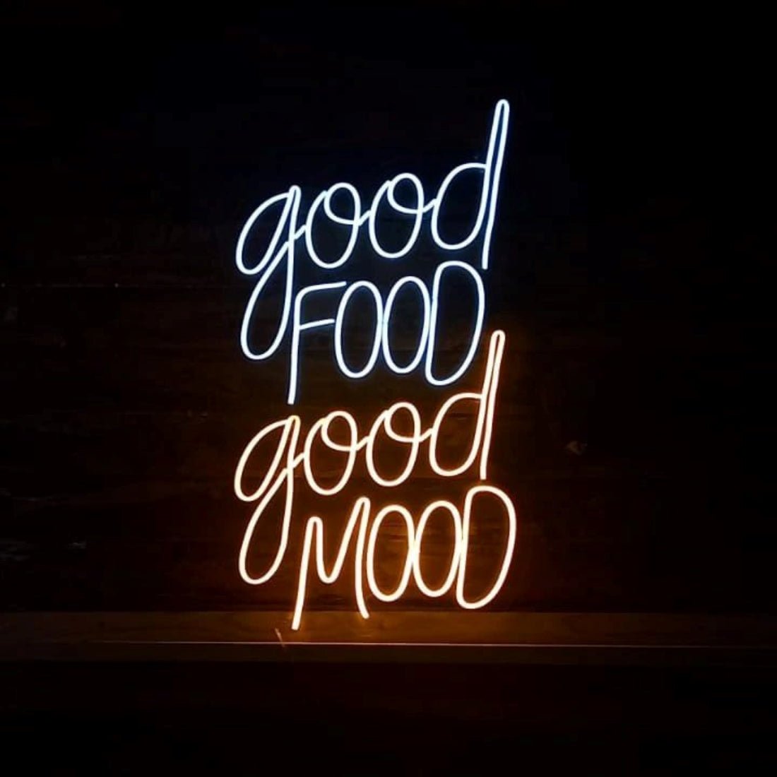 Good Food Good Mood Led Sign Business Neon Sign - Shineneon