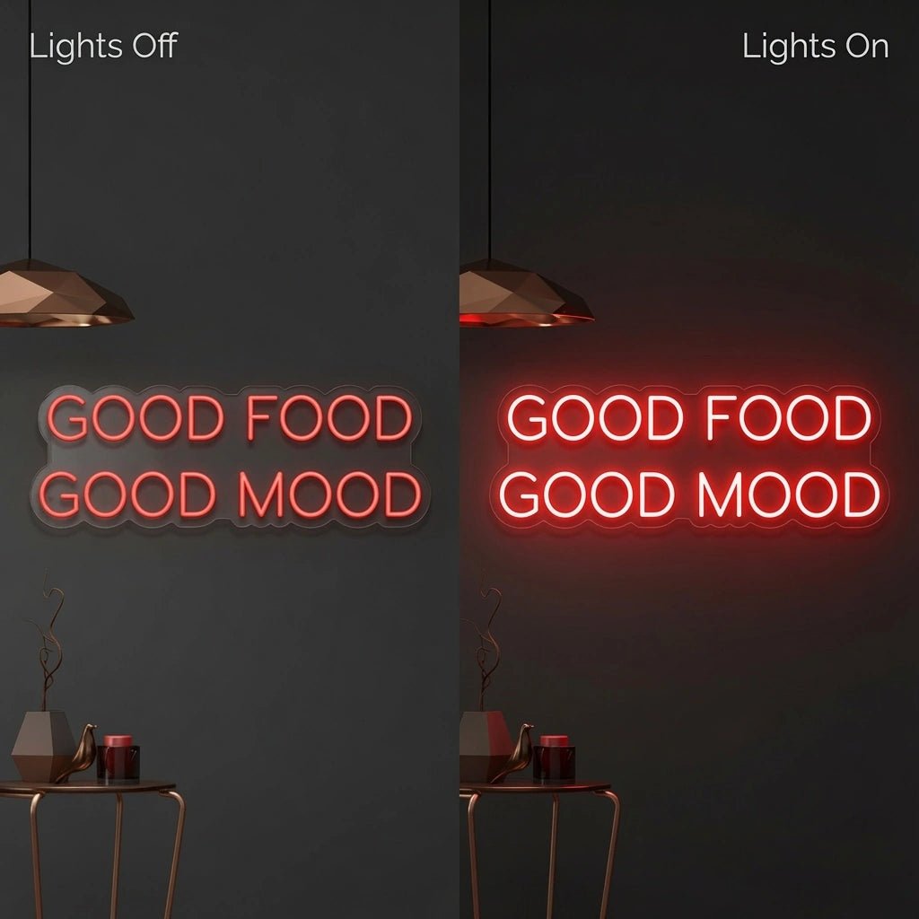Good Food Mood LED Neon Sign - Shineneon