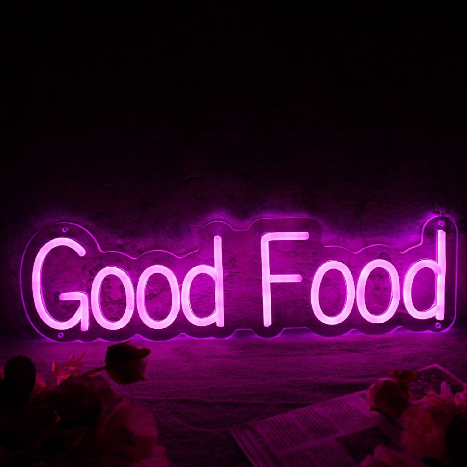 Good Food Pink Led Neon Sign | Shineneon