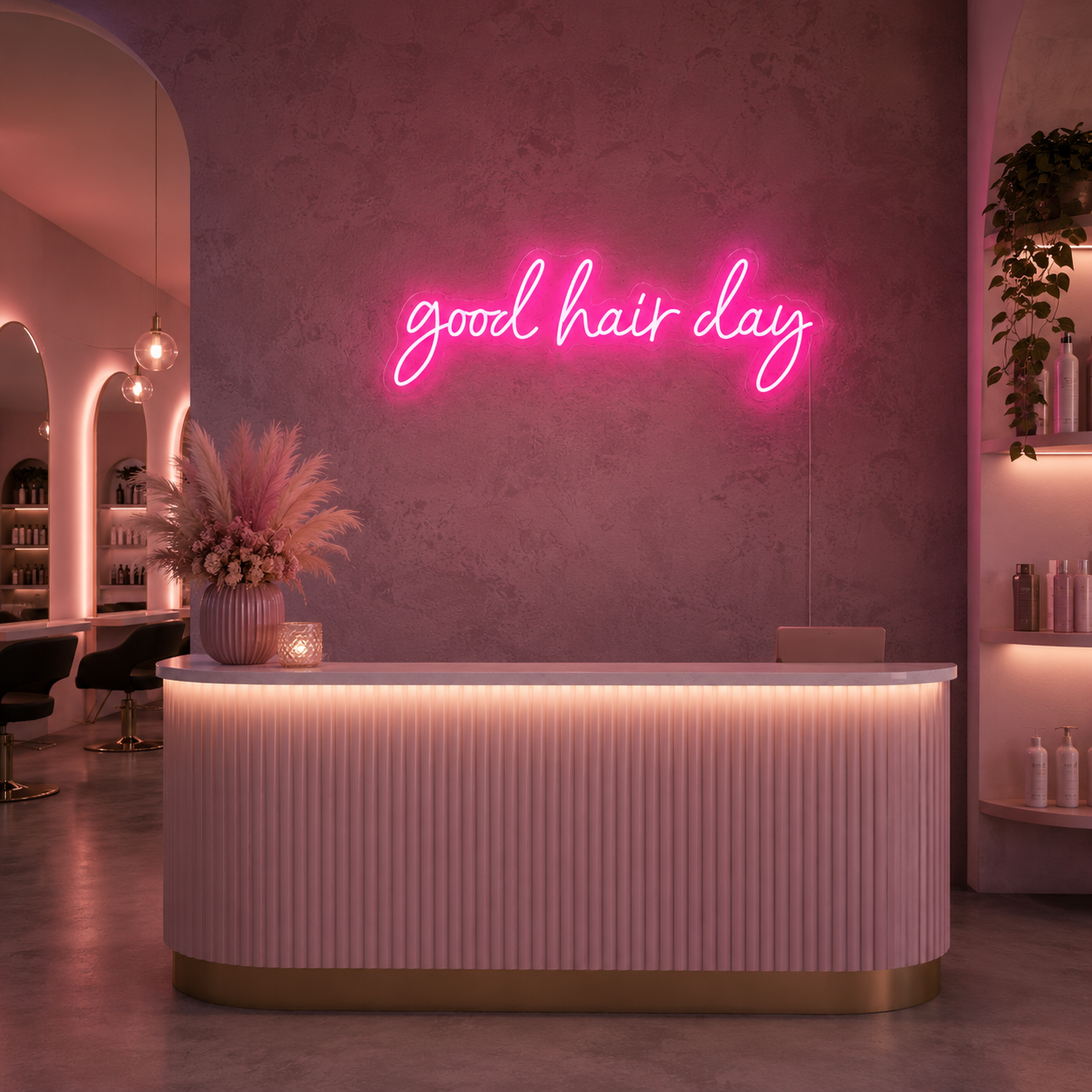 Good Hair Day LED Neon Sign Home Wall Art - 02 High-Converting Product Image