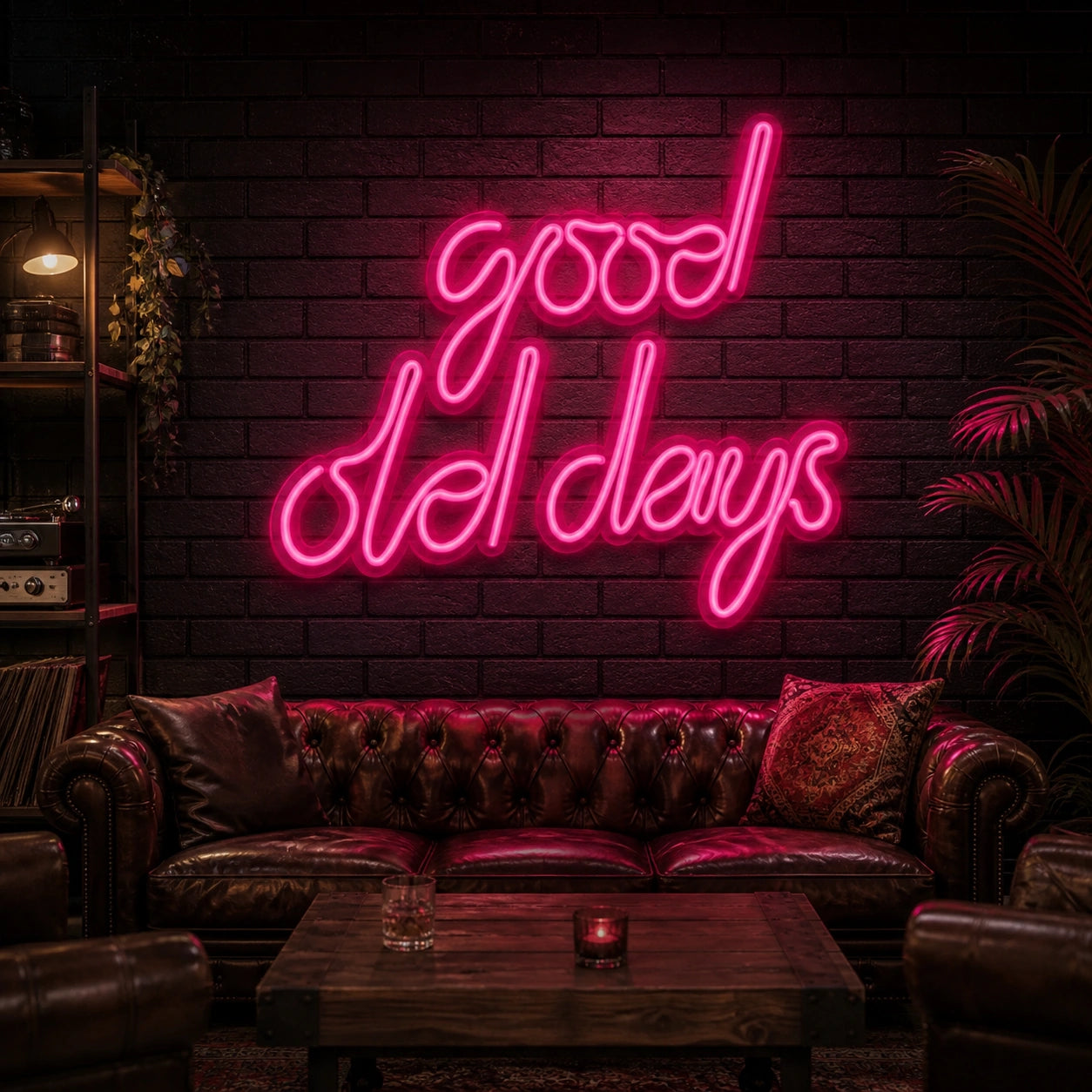 Good Old Days Vintage LED Neon Sign high-converting product image
