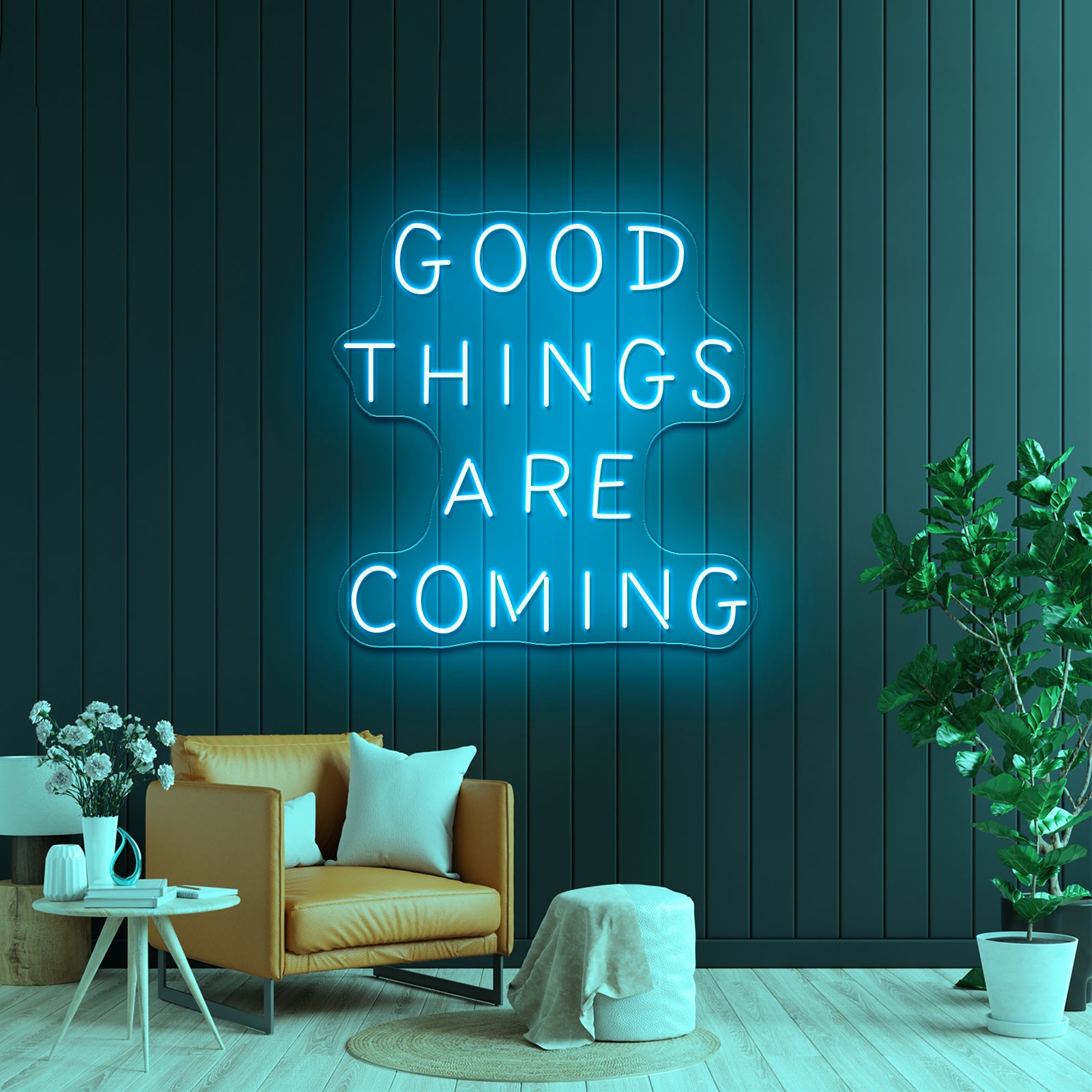 Good Things Are Coming Large Neon Signs