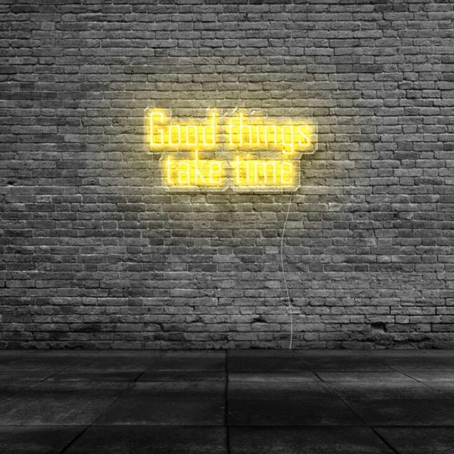Good Things Take Time Led Neon Sign - Shineneon