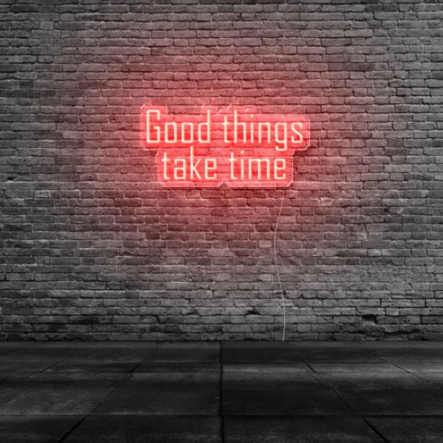 Good Things Take Time Led Neon Sign - Shineneon