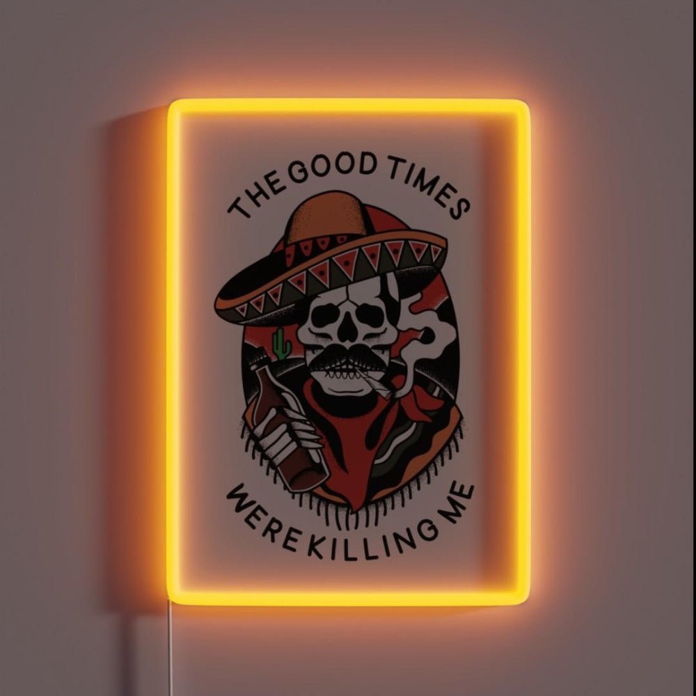 Good Times Aa Na Recovery Rgb Led Neon Sign - Shineneon