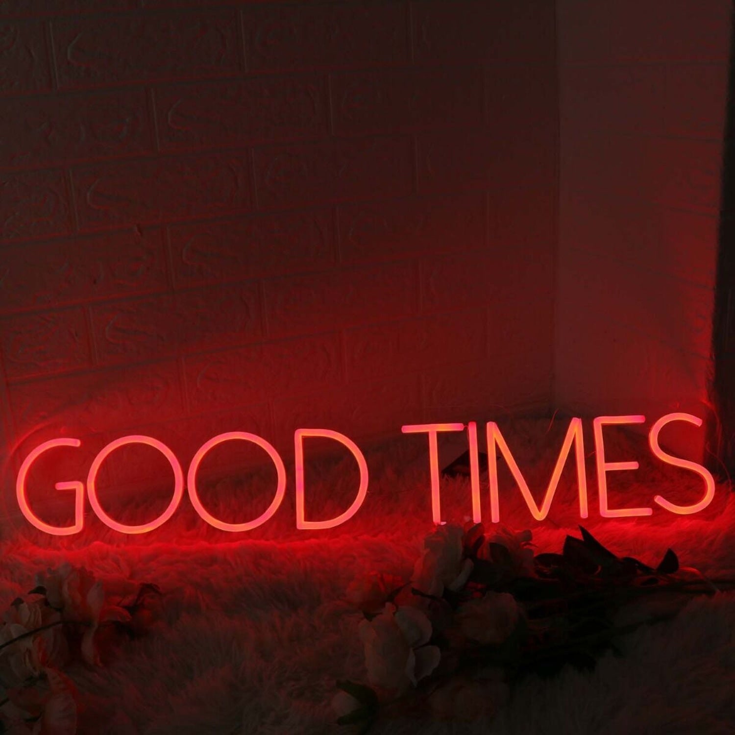 Good Times Red Led Neon Sign - Shineneon