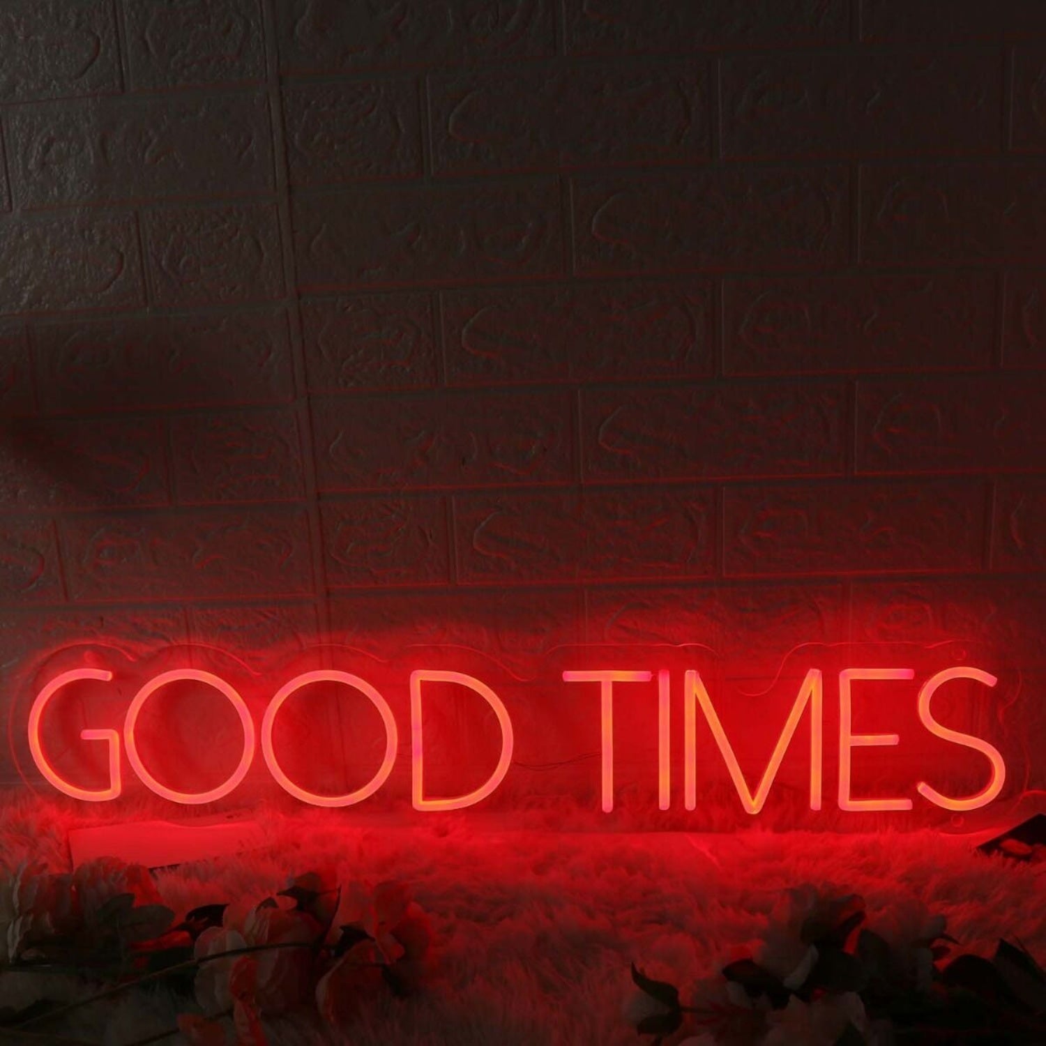 Good Times Red Led Neon Sign - Shineneon