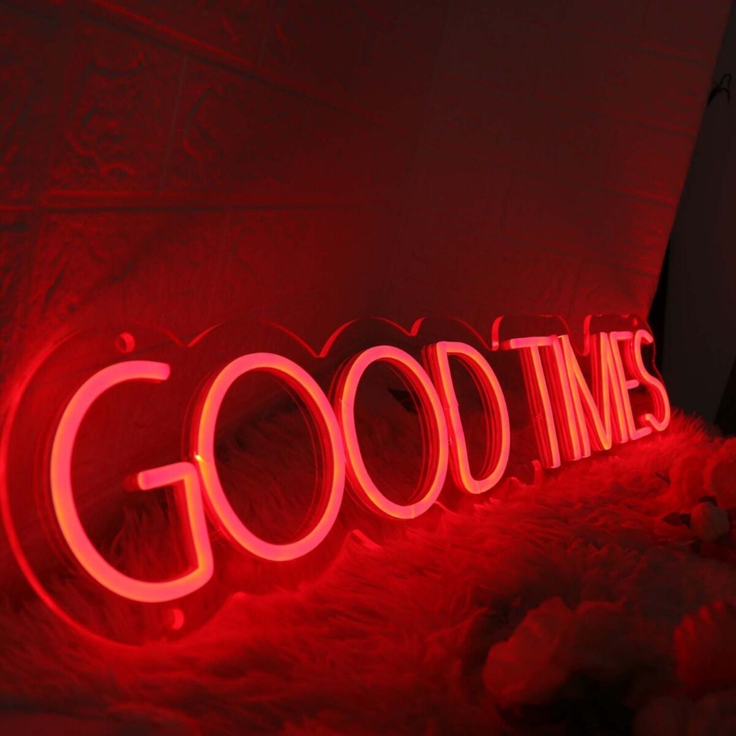 Good Times Red Led Neon Sign - Shineneon