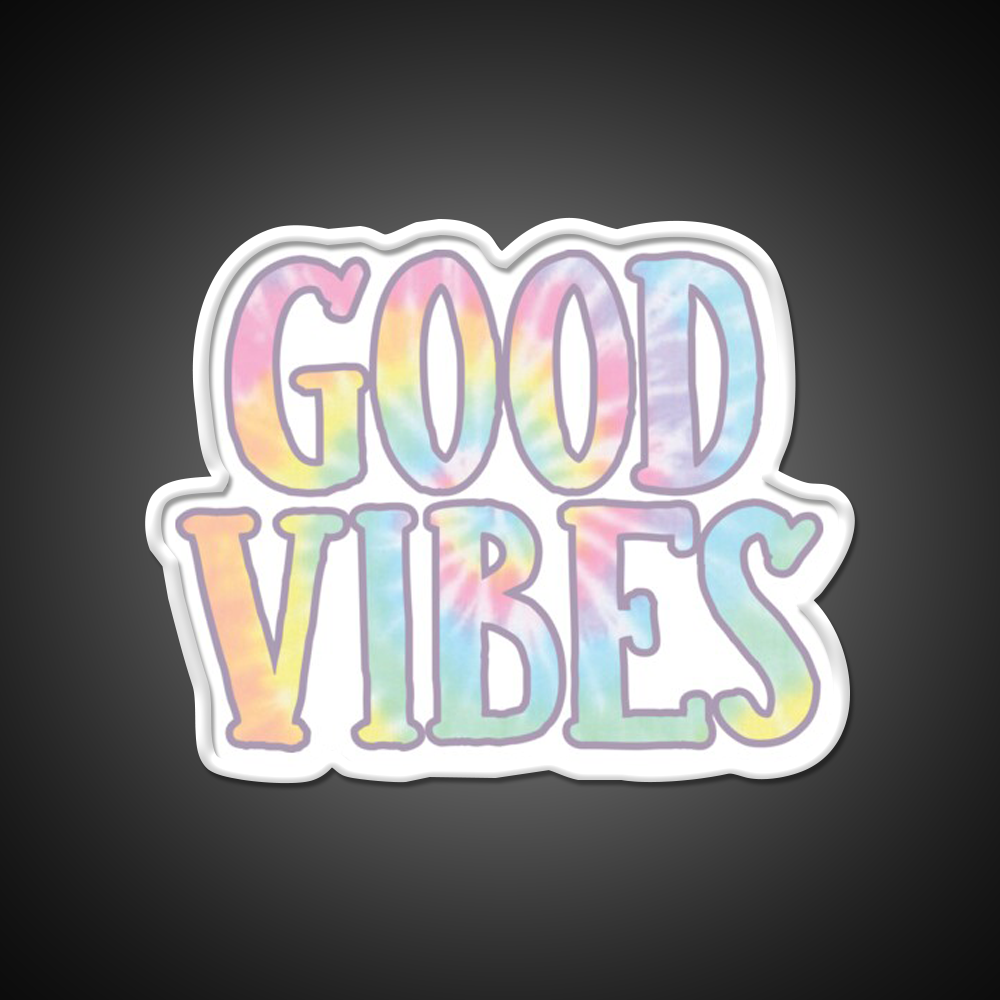 Good Vibes 2 Cafe Led Neon Sign Espresso Bar Art Rgb Color