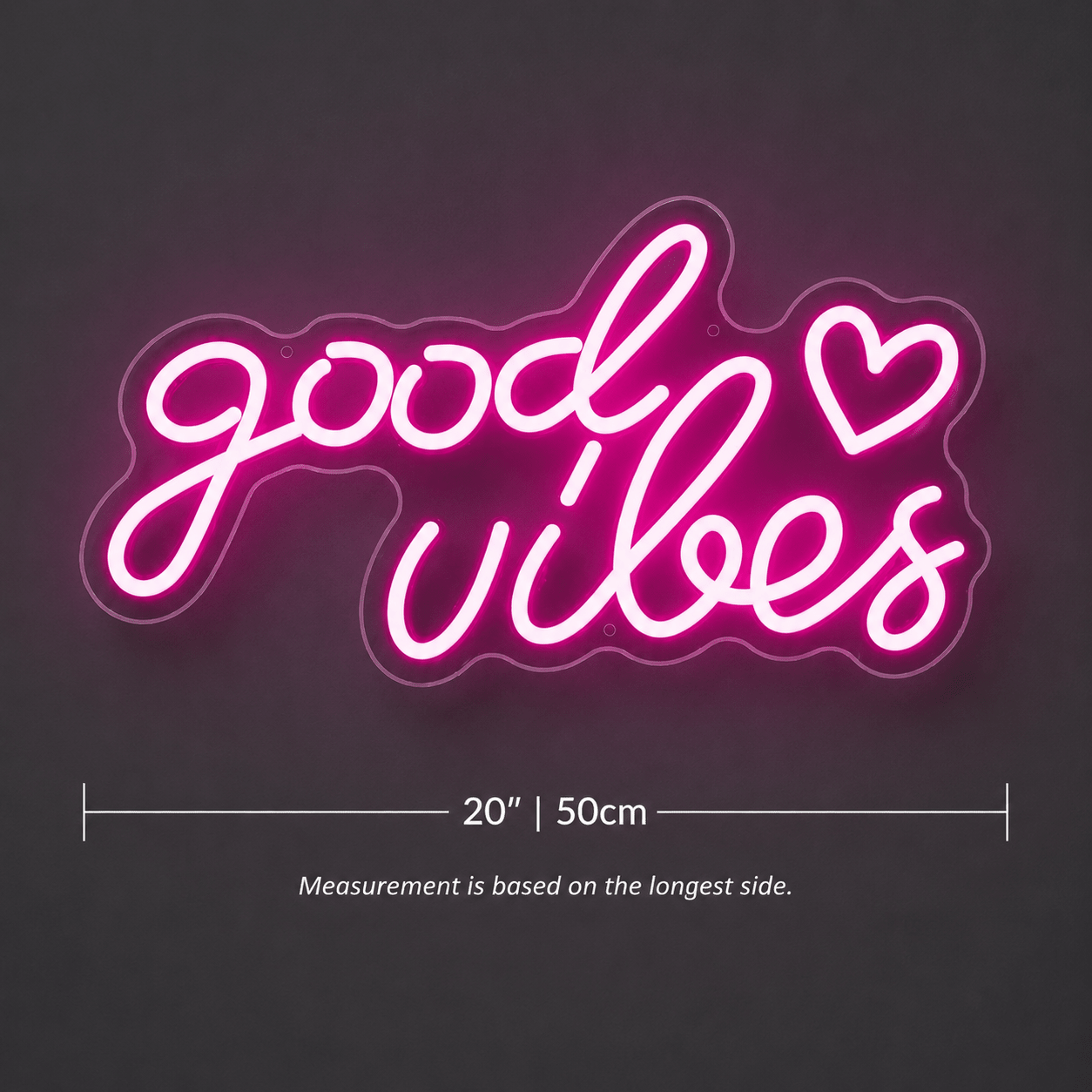 Good Vibes Aesthetic Room Decor LED Neon Sign - Shineneon