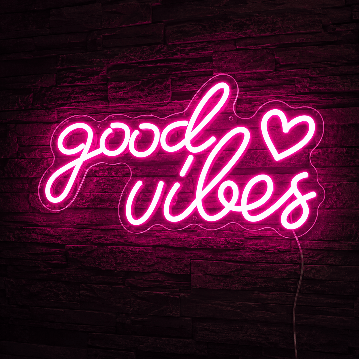 Good Vibes Aesthetic Room Decor LED Neon Sign - Shineneon