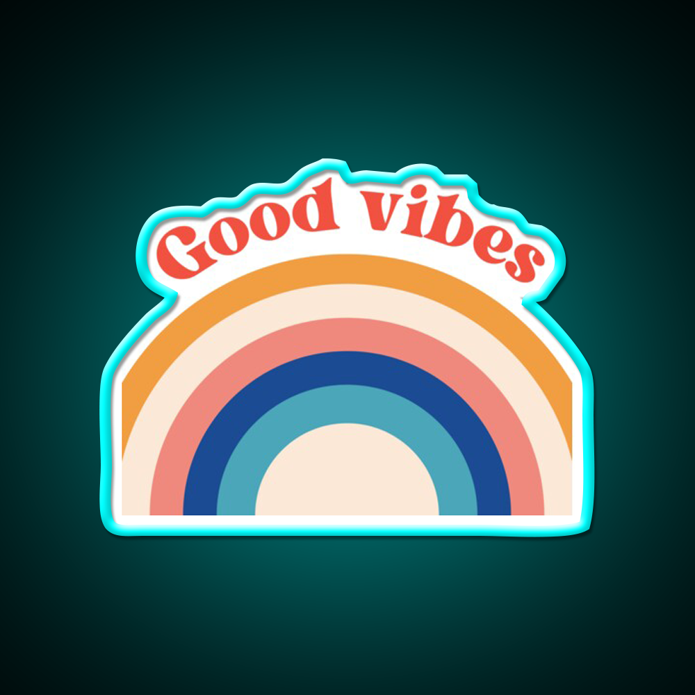 Good Vibes Cafe Led Neon Sign Espresso Bar Art For Coffee Shop Rgb Color