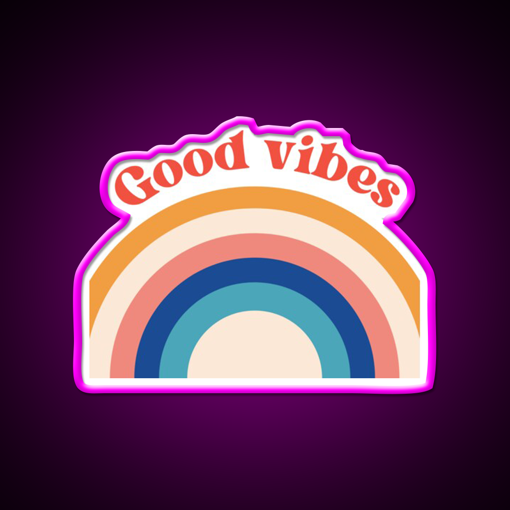 Good Vibes Cafe Led Neon Sign Espresso Bar Art For Coffee Shop Rgb Color